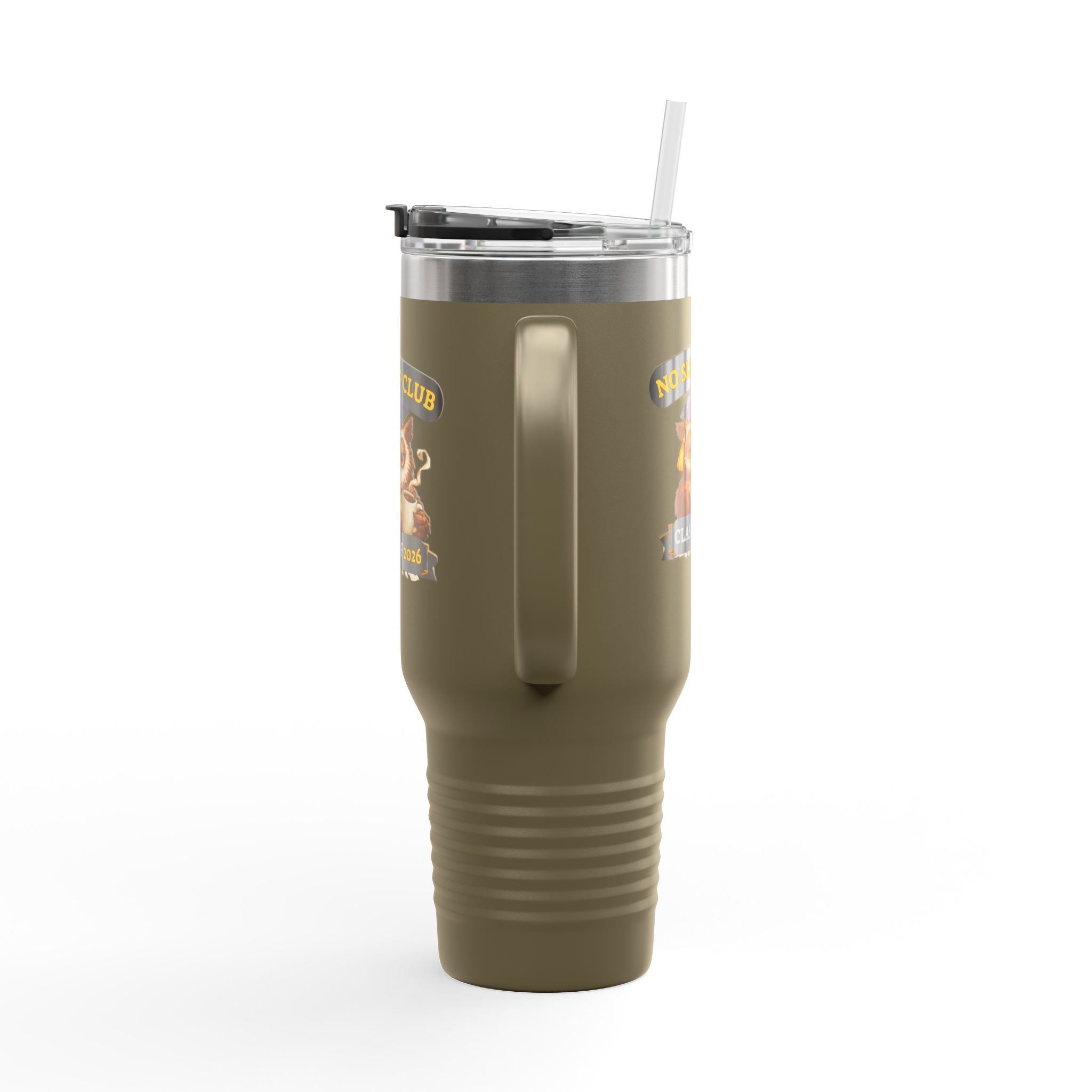 40oz Insulated Travel Mug – "No Sleep Club" Class of 2026 Graduation Tumbler