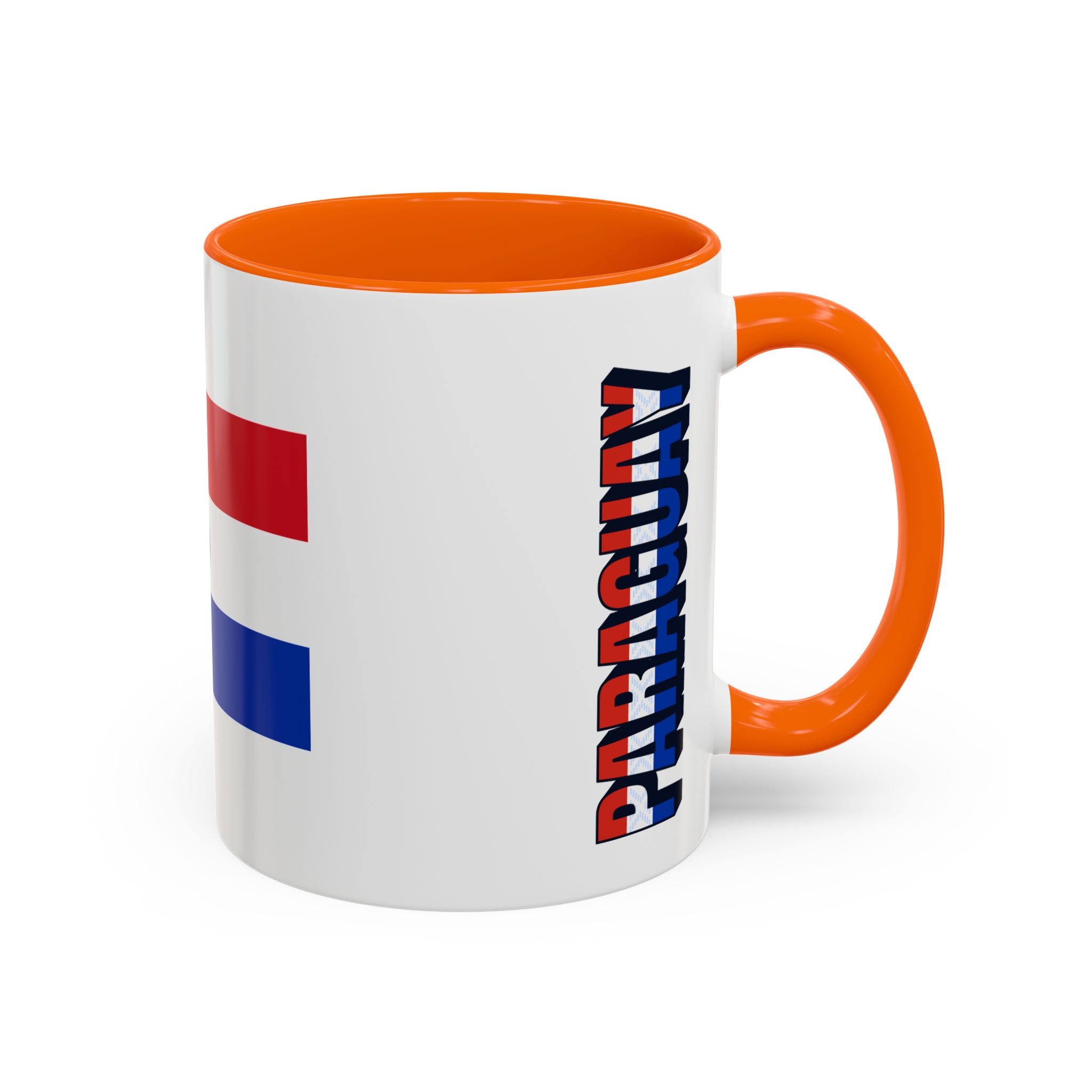 Paraguay Flag Accent Coffee Mug – Patriotic 11/15oz Ceramic Mug