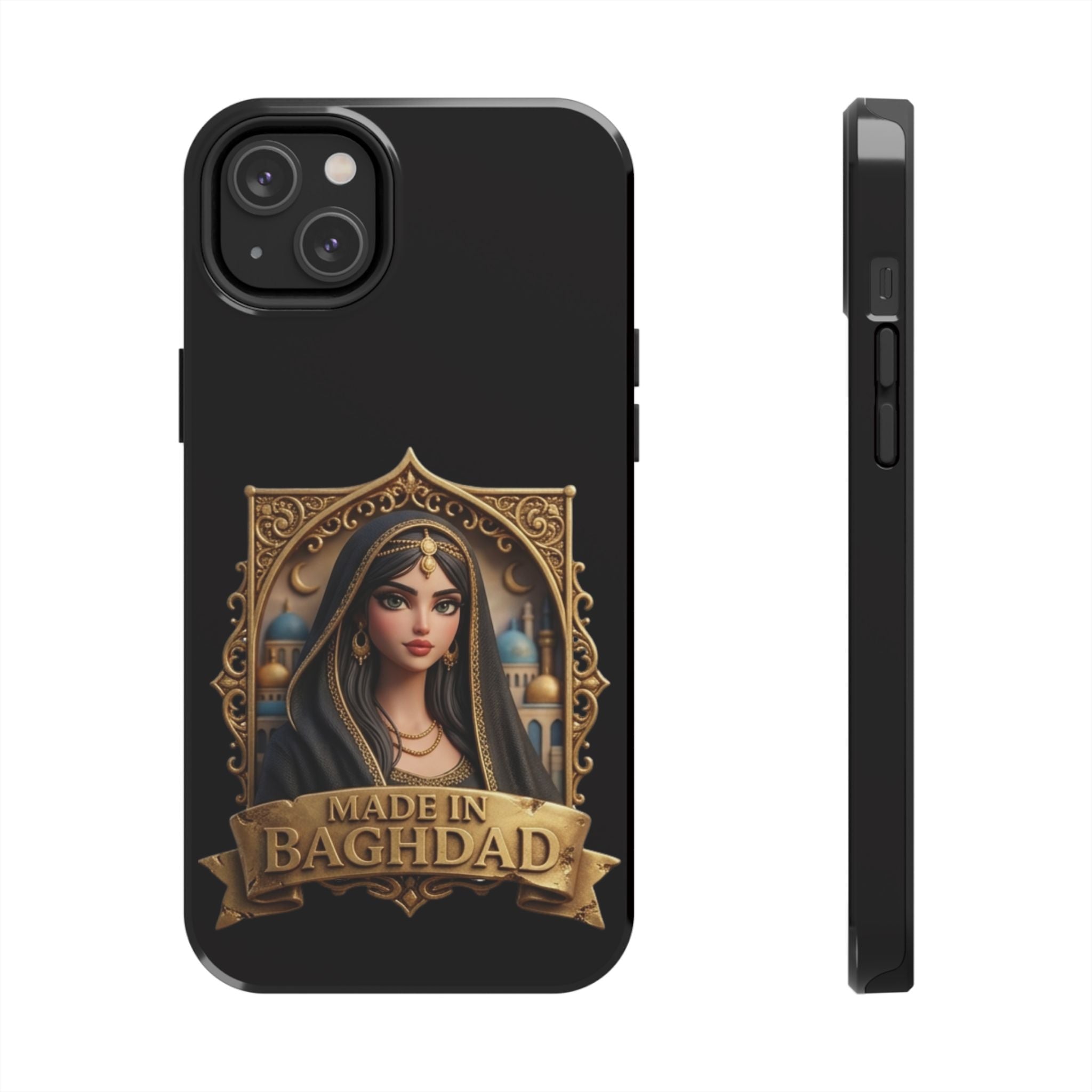 Made in Baghdad Phone Case — Elegant Middle Eastern Portrait Tough Protective Case