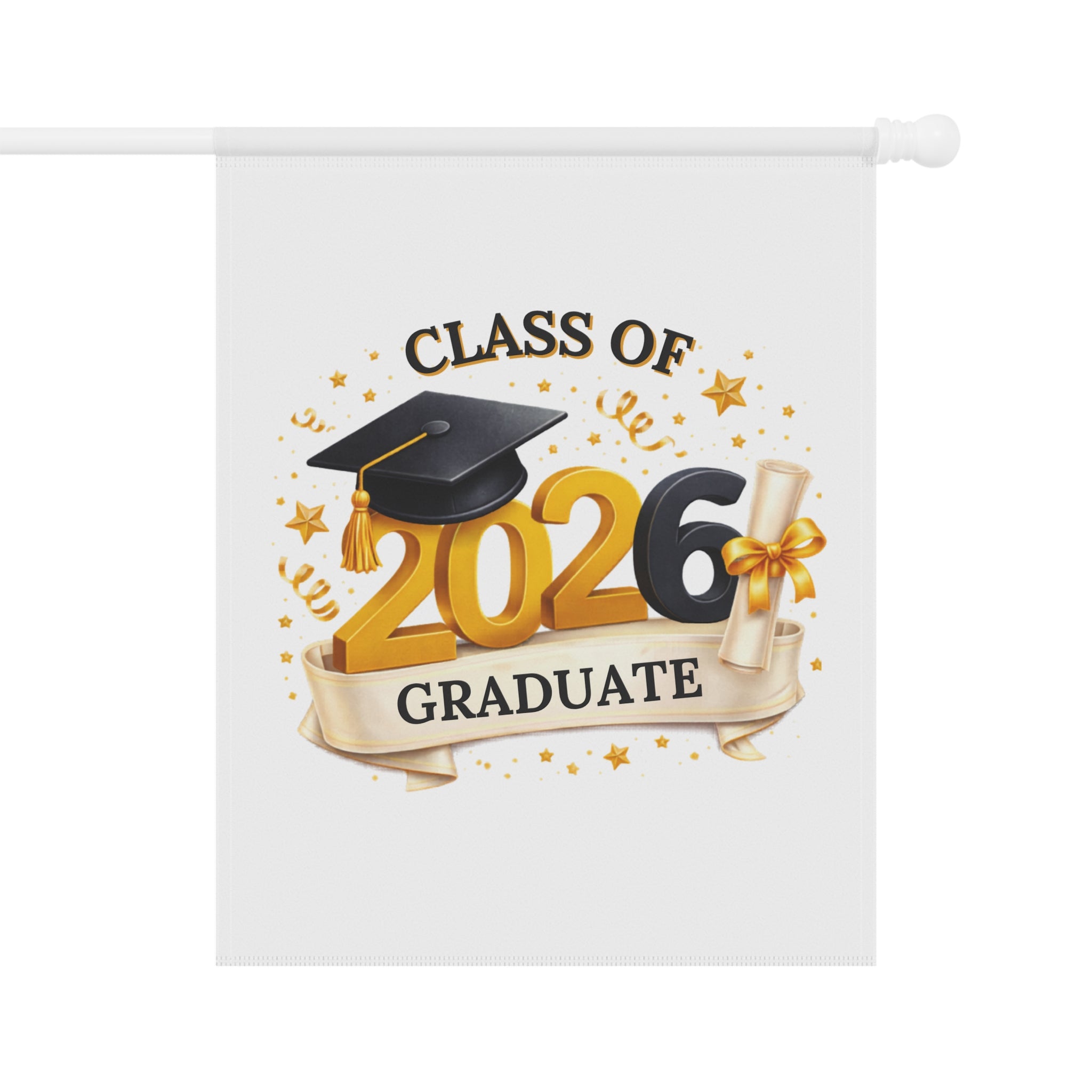 Class of 2026 Graduate Garden Flag