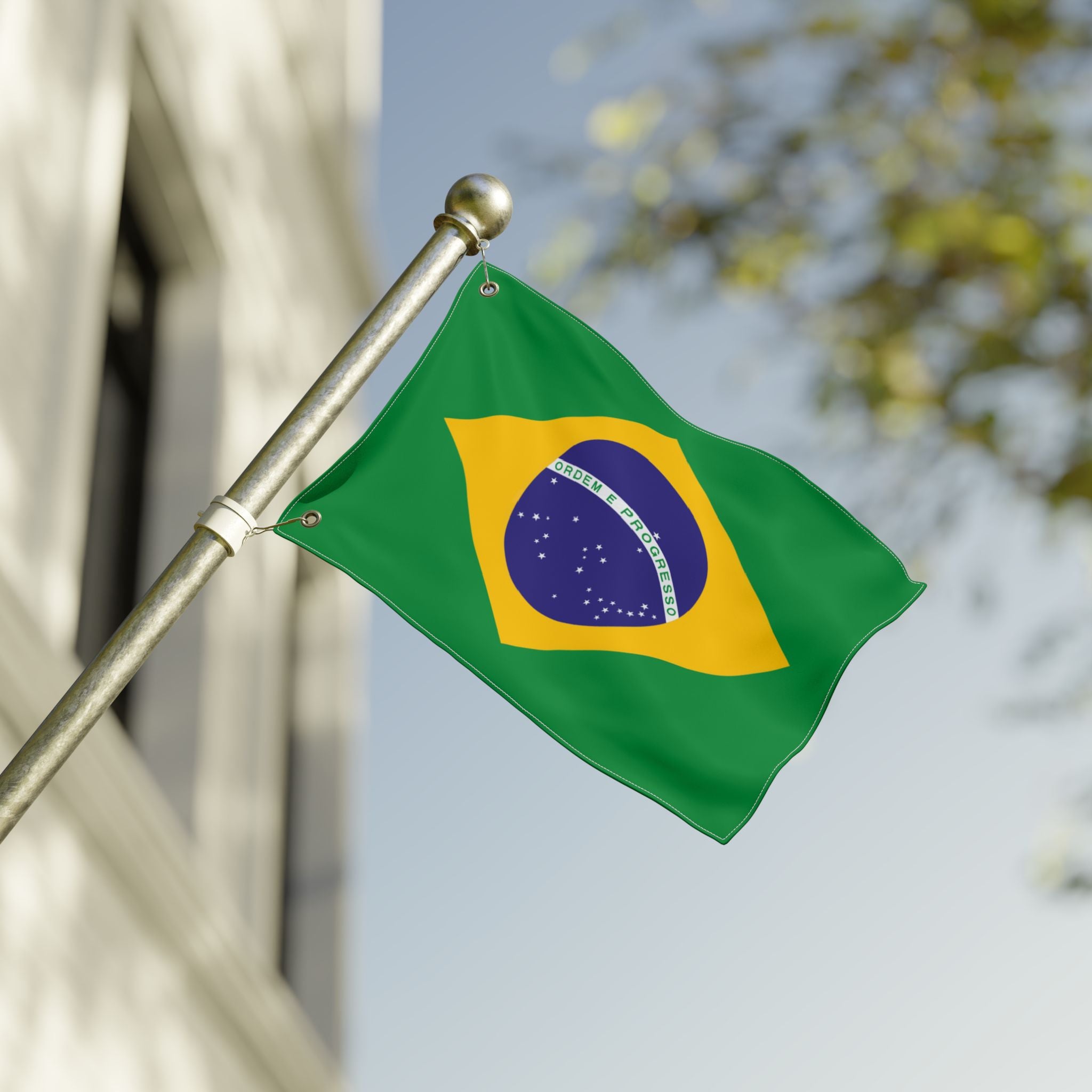 Brazil Flag - Double-Sided Outdoor Flag