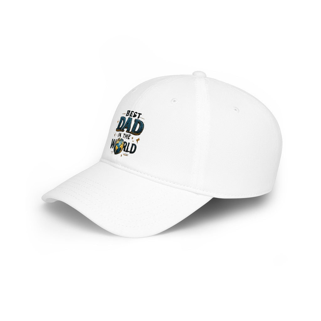 Best Dad in the World Baseball Cap — Father's Day Dad Gift Hat