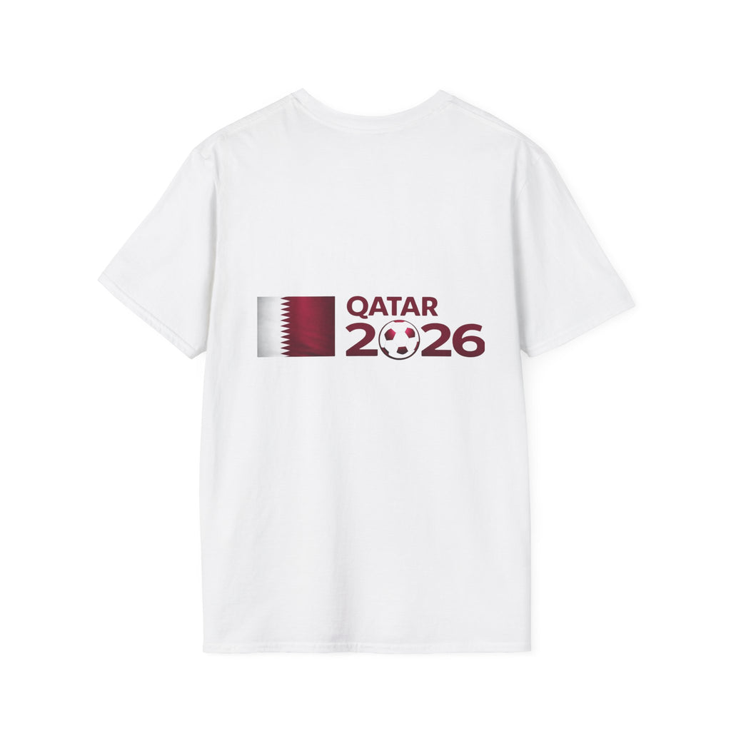 Qatar 2026 Football Fan T-Shirt –  Cup Style Soccer Tee
