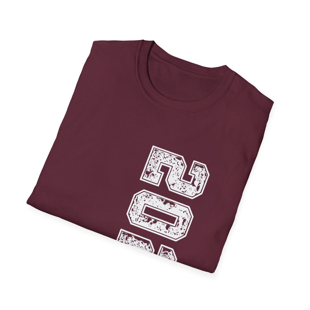 Class of 2026 Vertical Graphic T-Shirt — Graduation Senior Year Tee