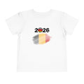 Belgium 2026 Toddler Soccer T-Shirt - Kids Cup Supporter Tee