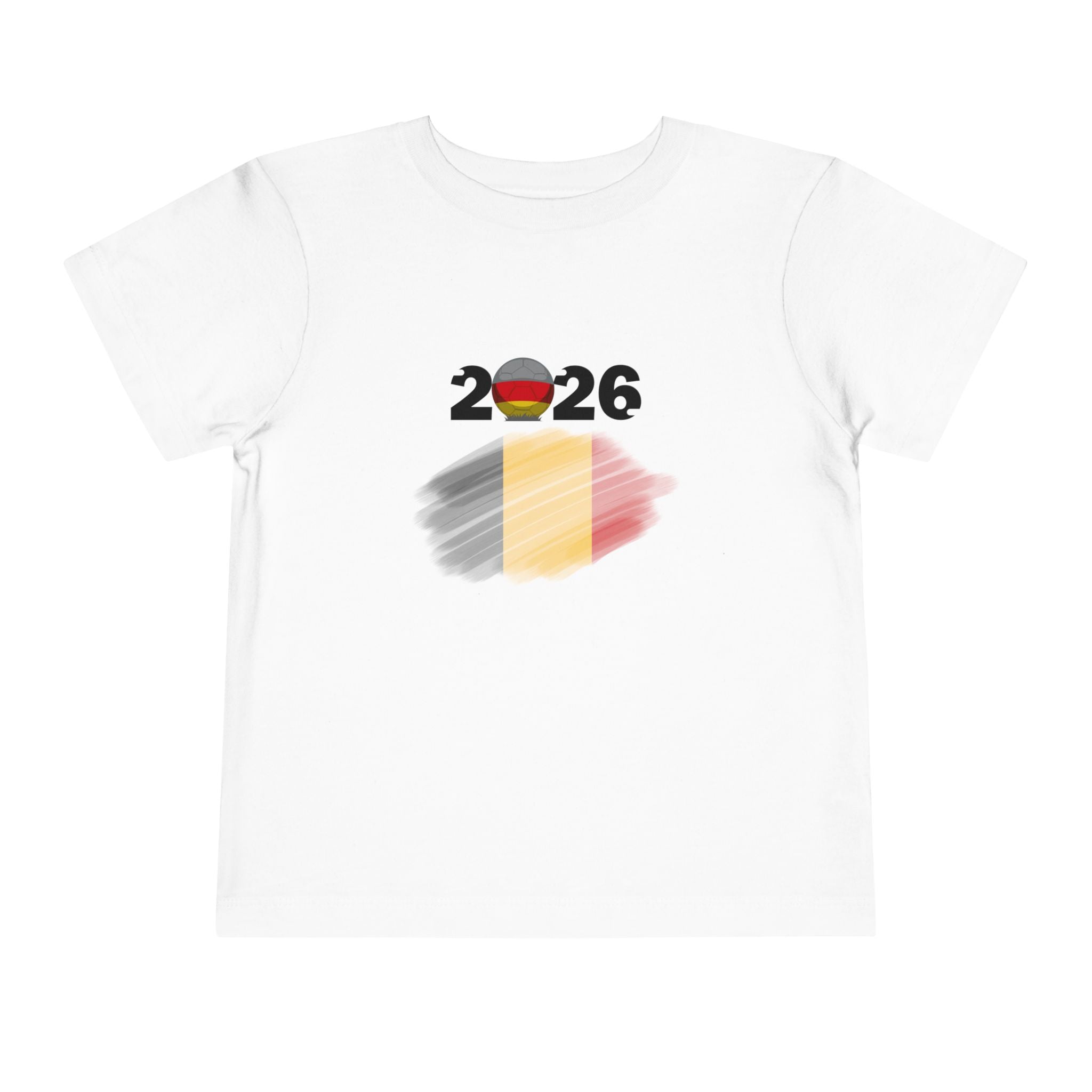 Belgium 2026 Toddler Soccer T-Shirt - Kids Cup Supporter Tee