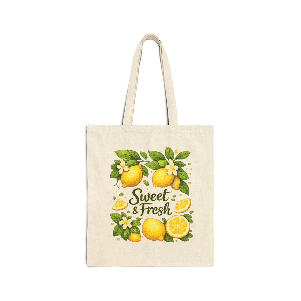 Tote Bag — Sweet & Fresh Lemon Canvas Shopper