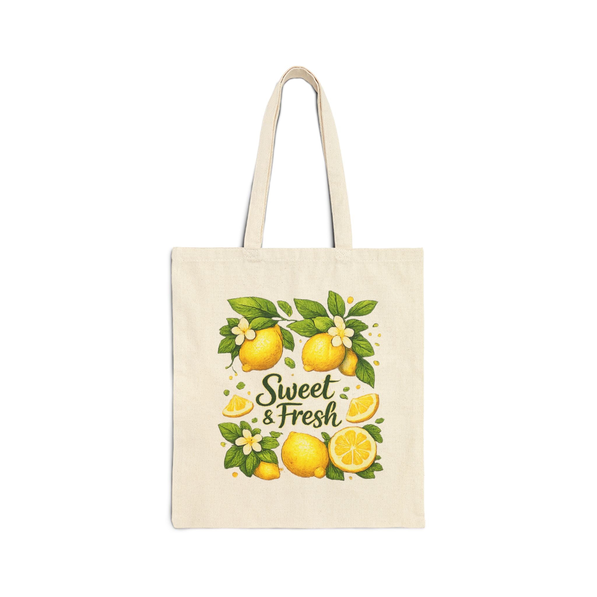 Tote Bag — Sweet & Fresh Lemon Canvas Shopper