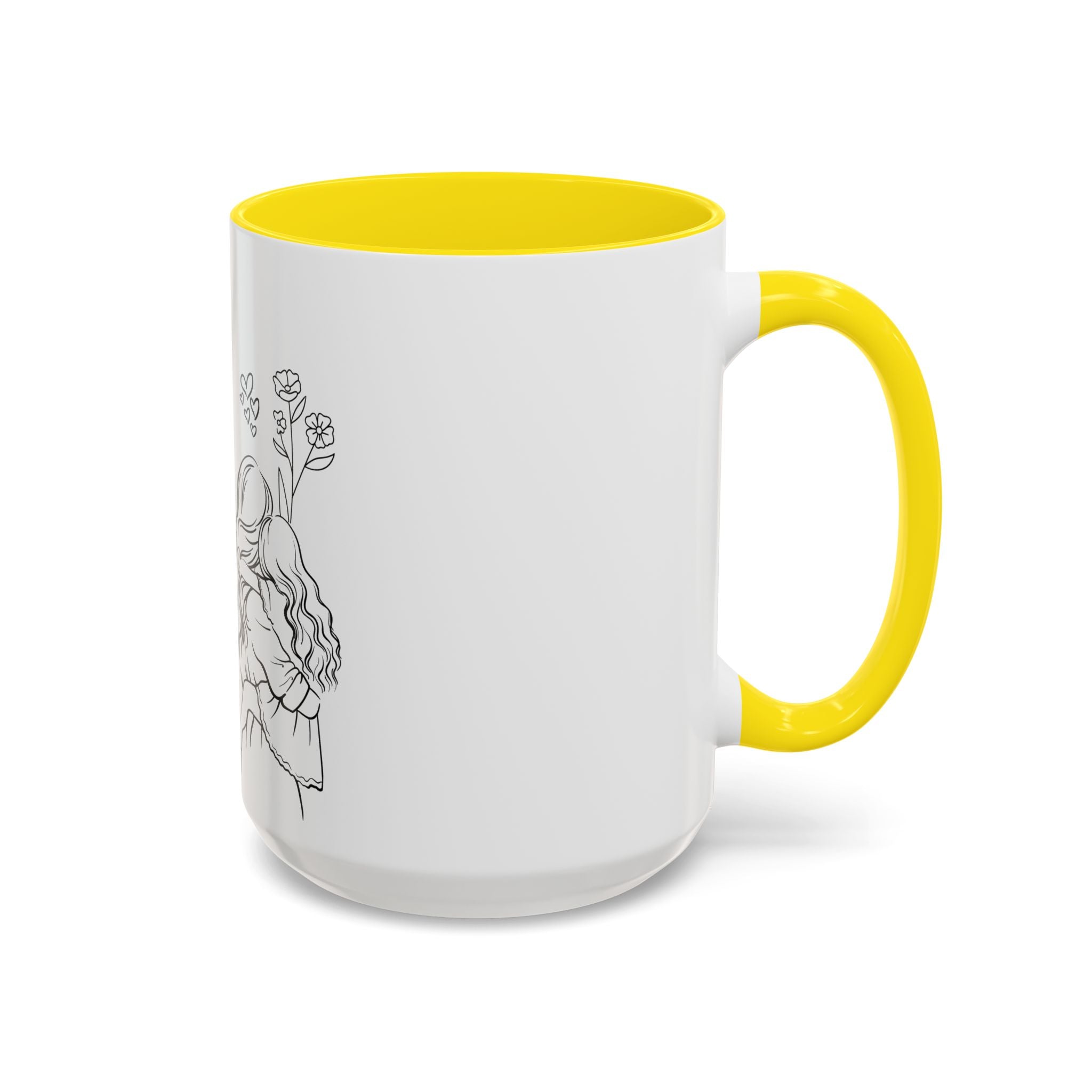 I love you mom Accent Coffee Mug (11, 15oz)