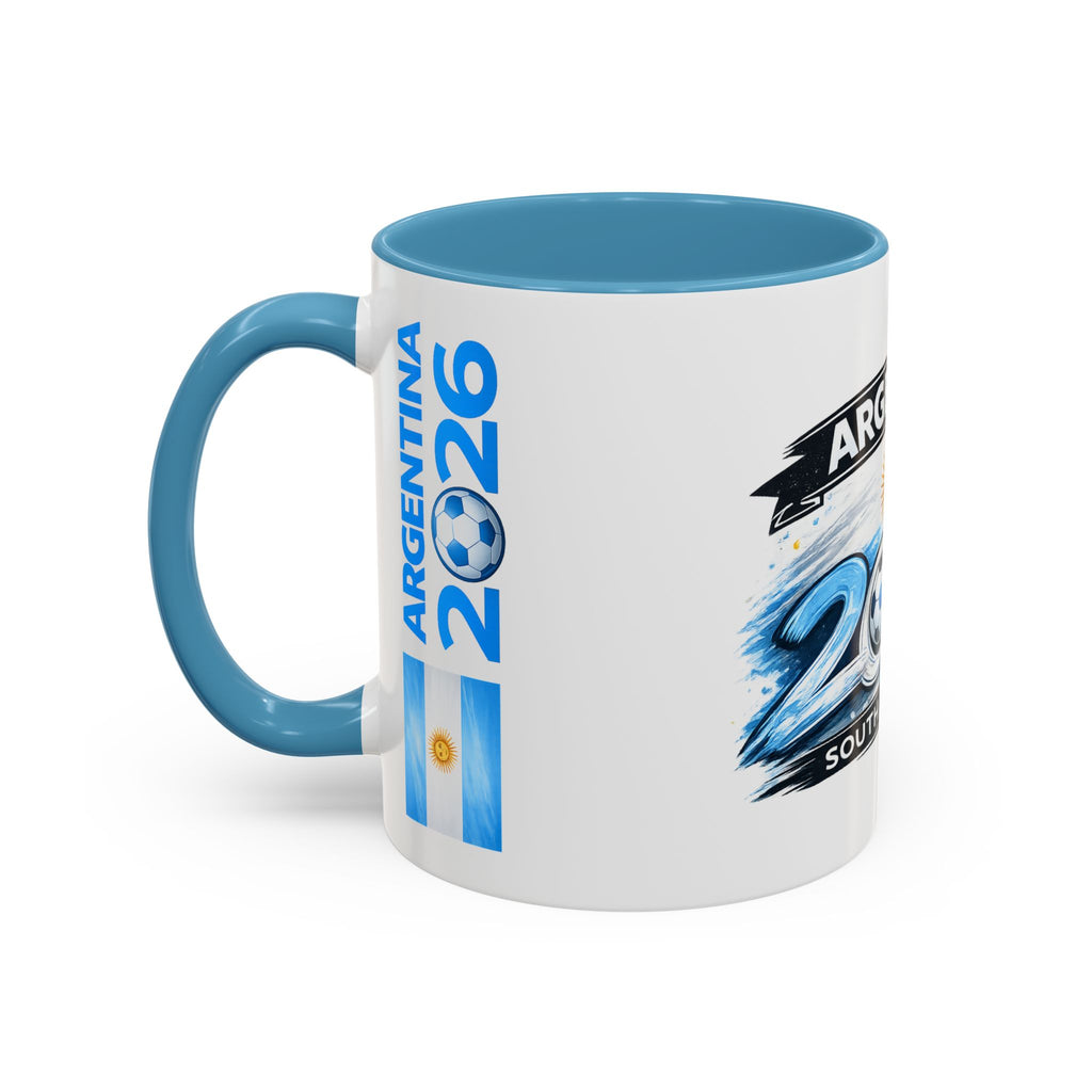 Argentina 2026 Soccer Cup Mug – Accent Coffee Cup (11/15oz)