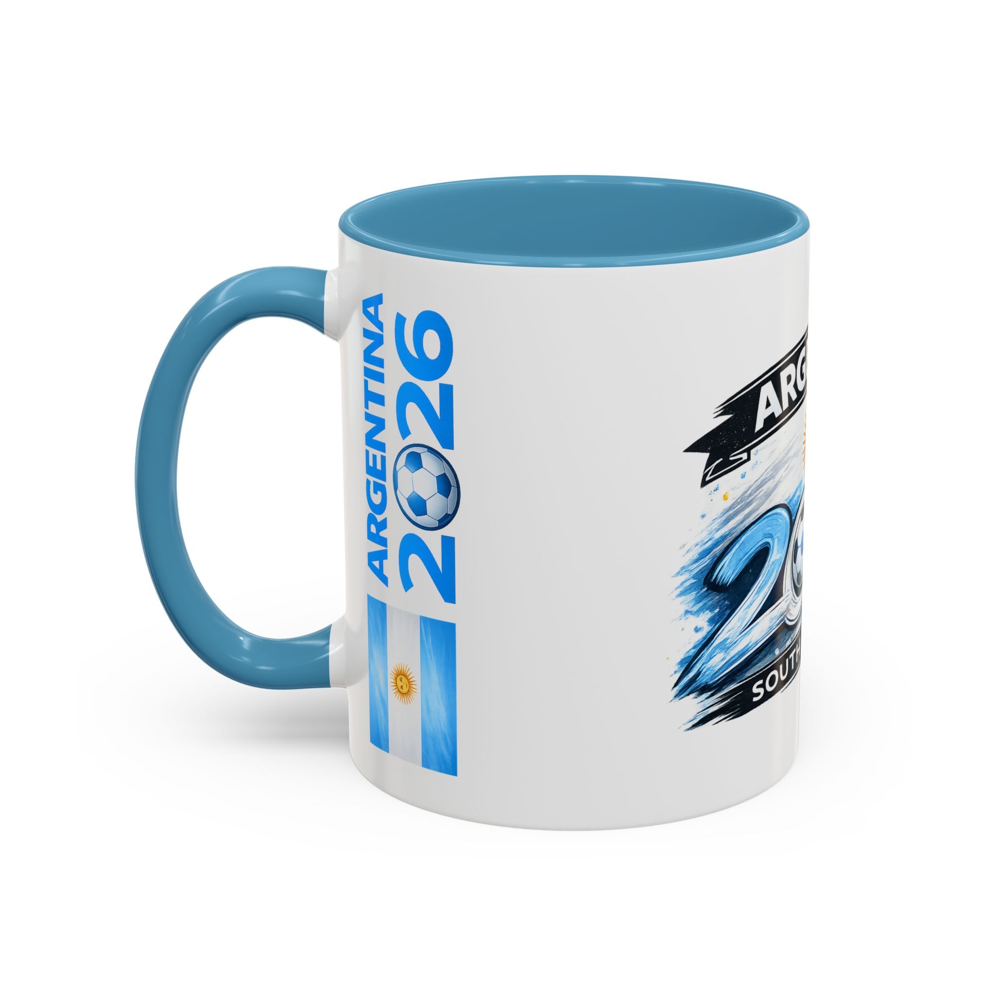Argentina 2026 Soccer Cup Mug – Accent Coffee Cup (11/15oz)