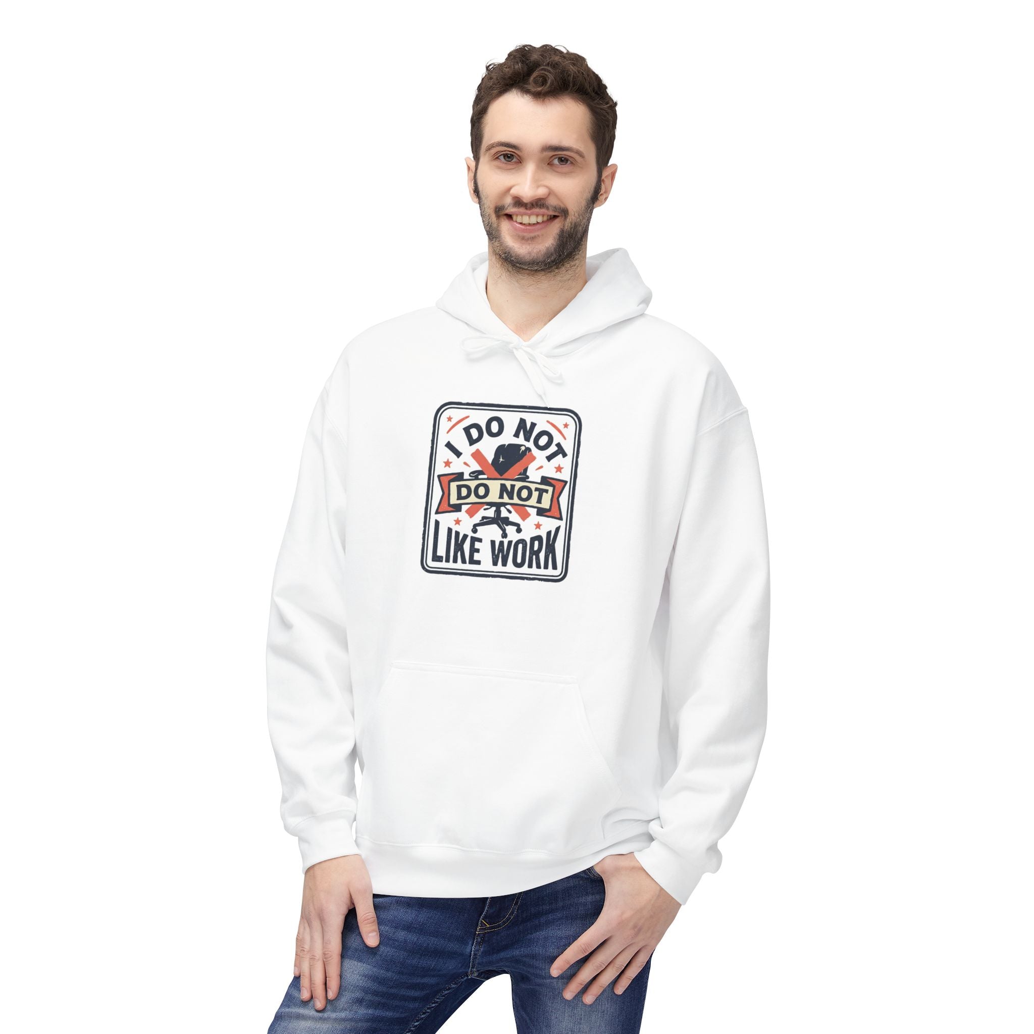 I do not like work Unisex Midweight Softstyle Fleece Hoodie