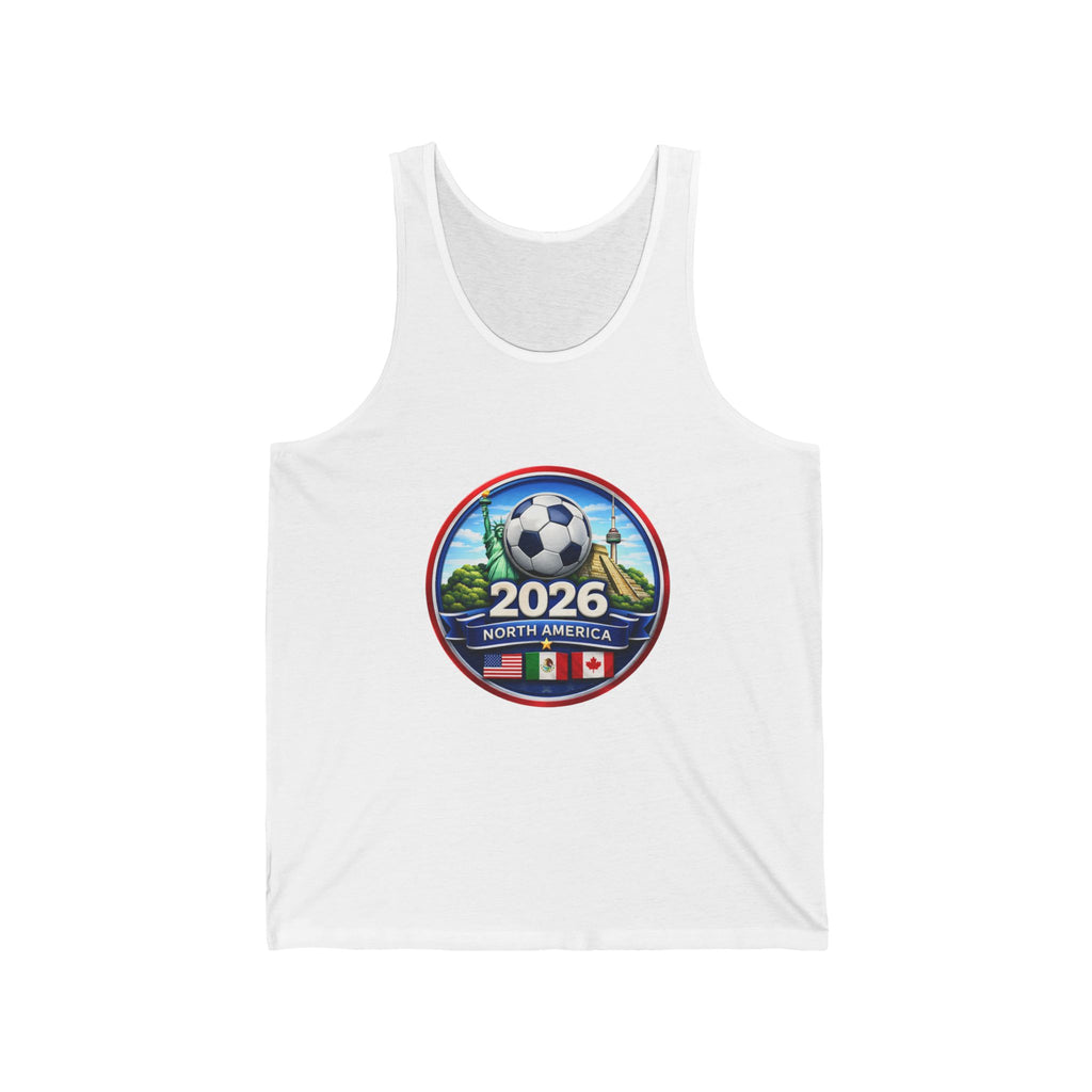2026 North America Soccer Tank Top – USA Flag World Cup Fan Jersey