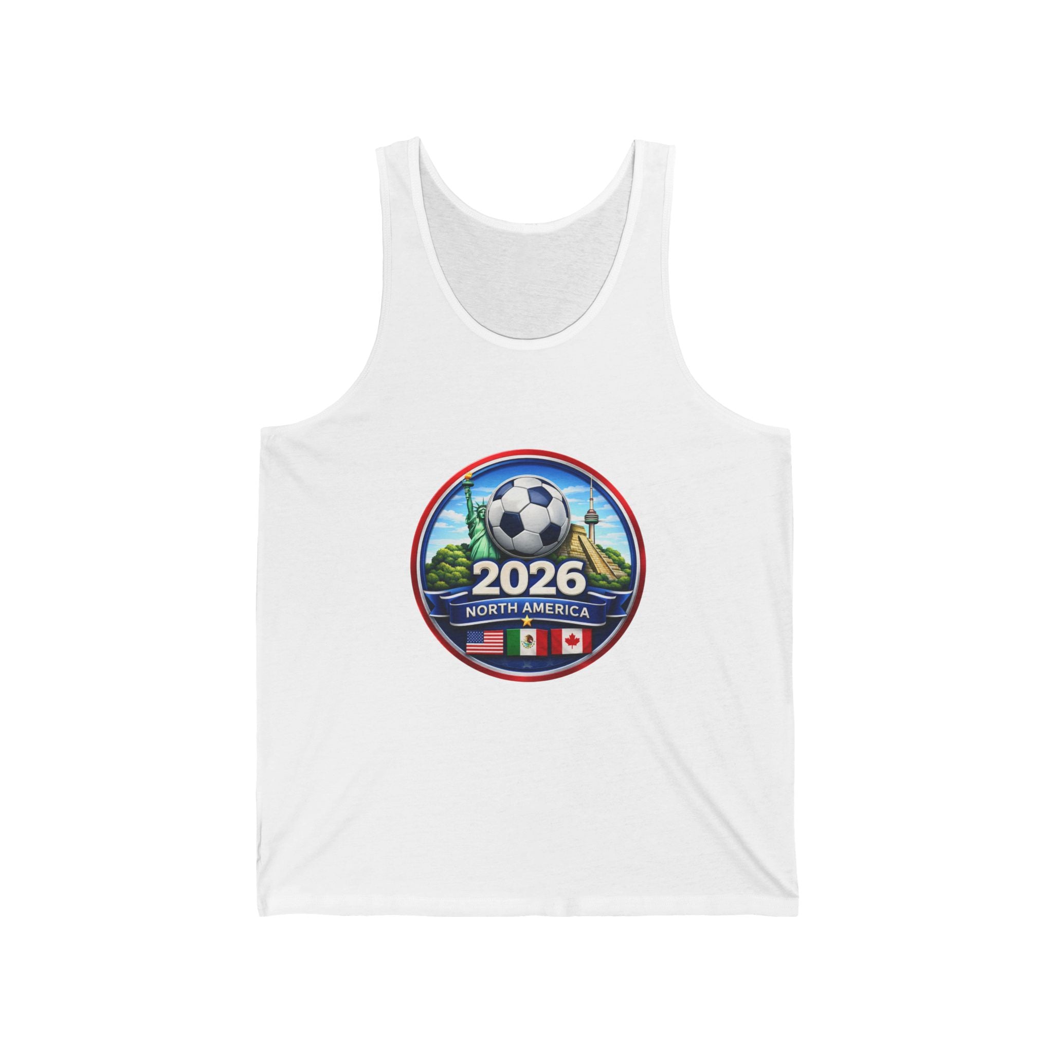2026 North America Soccer Tank Top – USA Flag World Cup Fan Jersey
