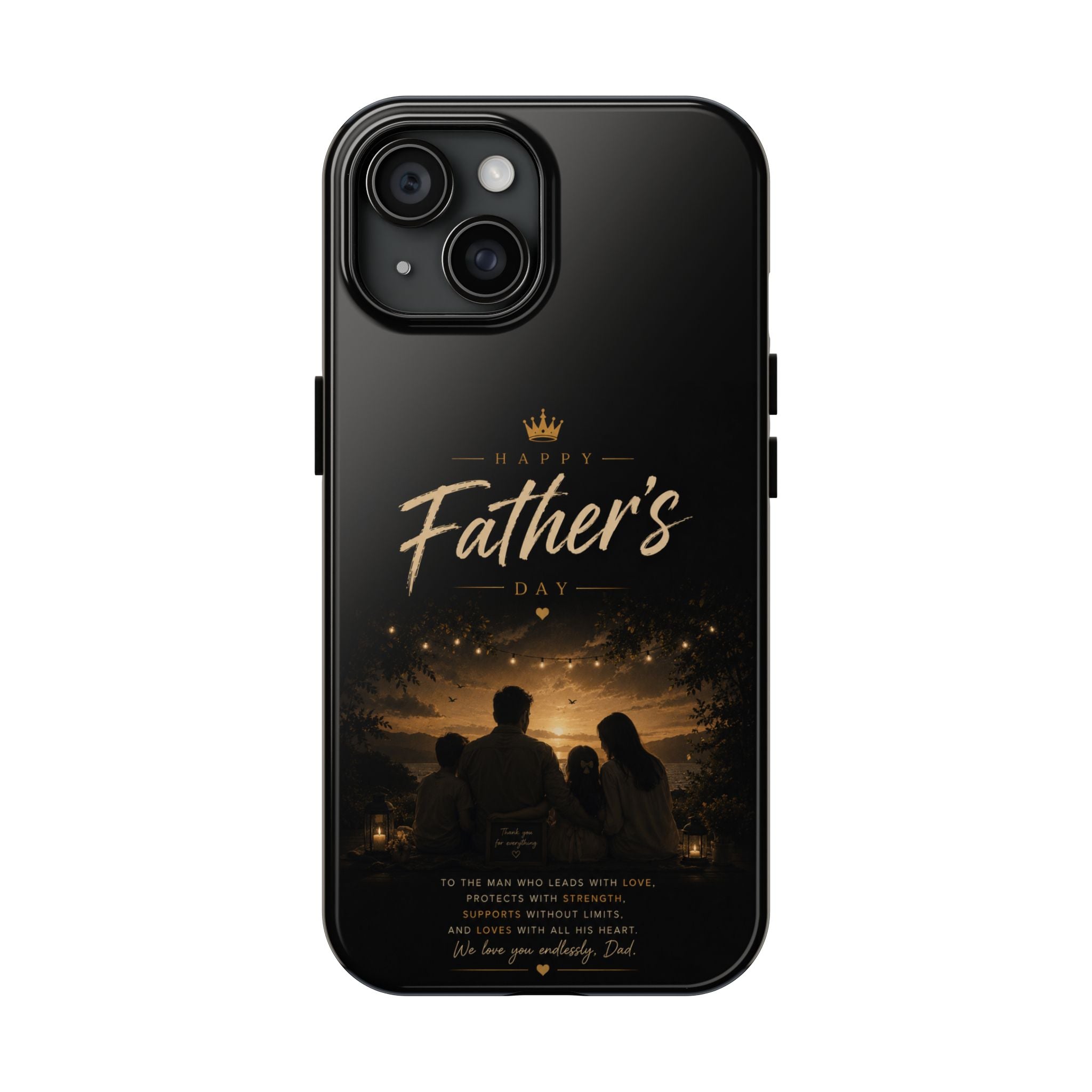 Father’s Day Tough Phone Case — Personalized Sentimental Nightscape Design