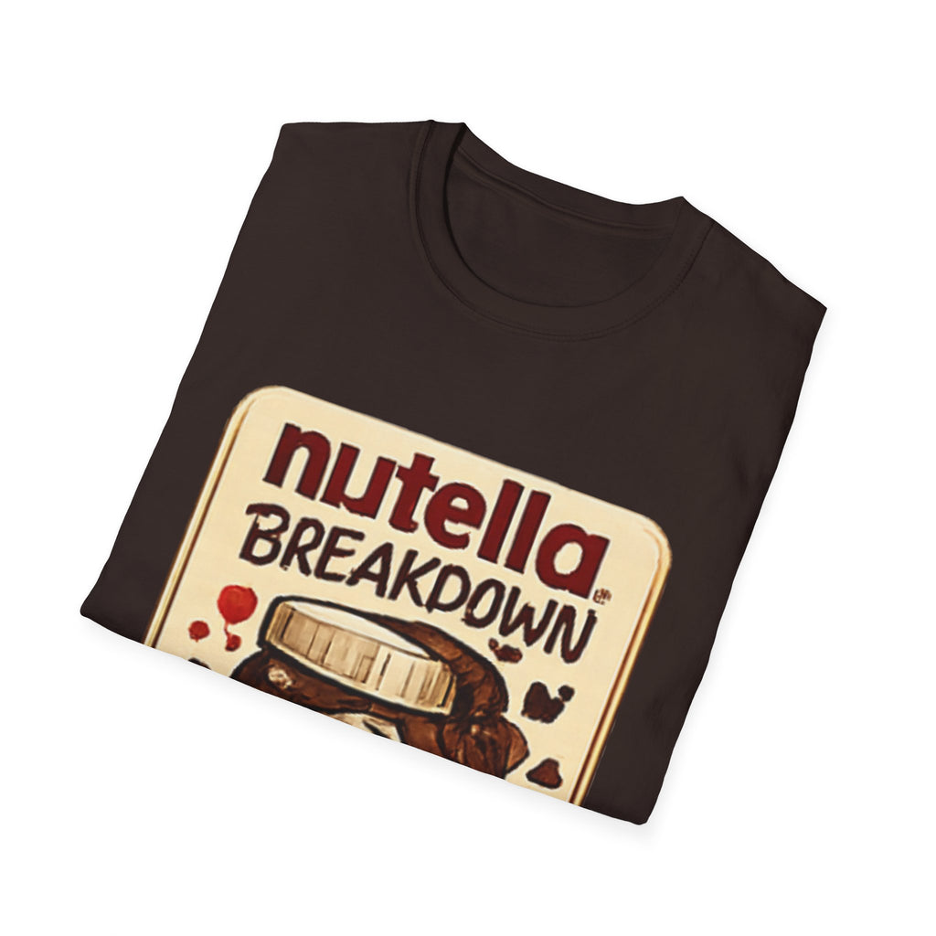 Nutella Breakdown T-Shirt – "Smooth But Chaotic" Retro Jar Graphic