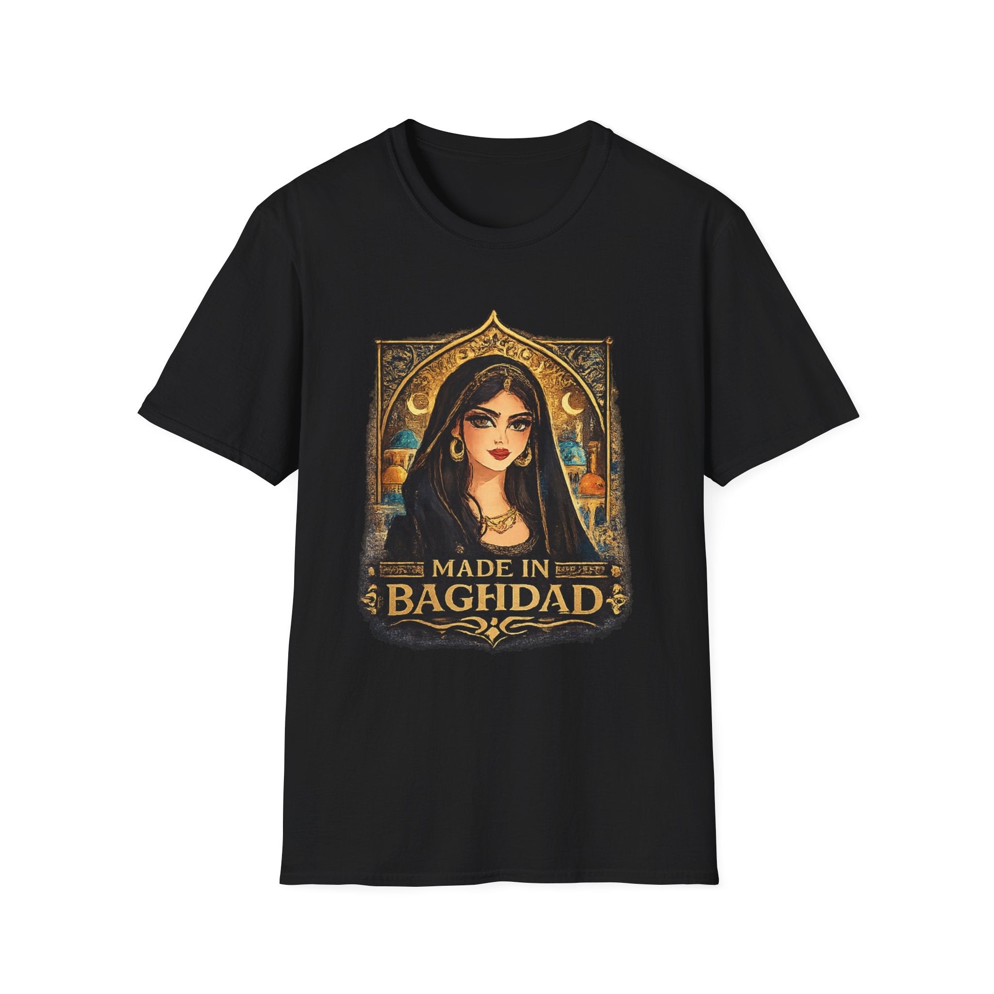 Made in Baghdad T-Shirt — Vintage Arabian Woman Graphic Tee