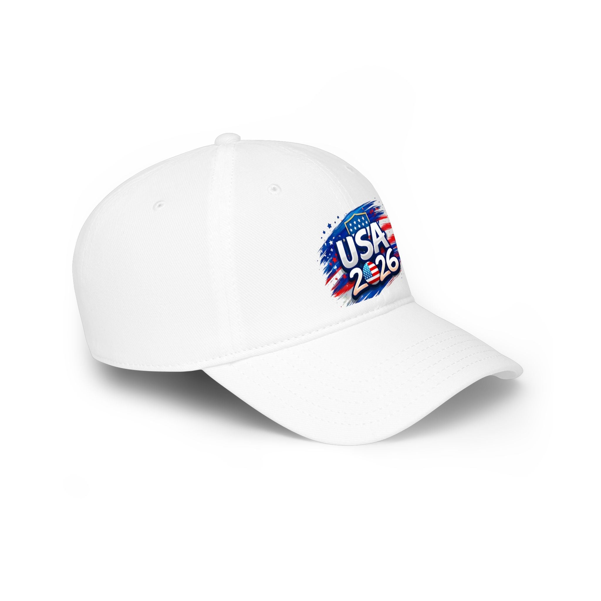 USA 2026 Baseball Cap - Patriotic Low Profile Hat