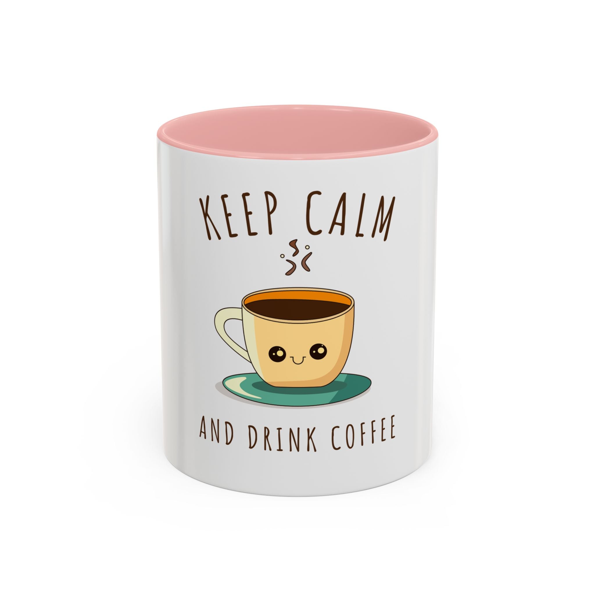 Keep calm & drink coffee Accent Coffee Mug (11, 15oz)