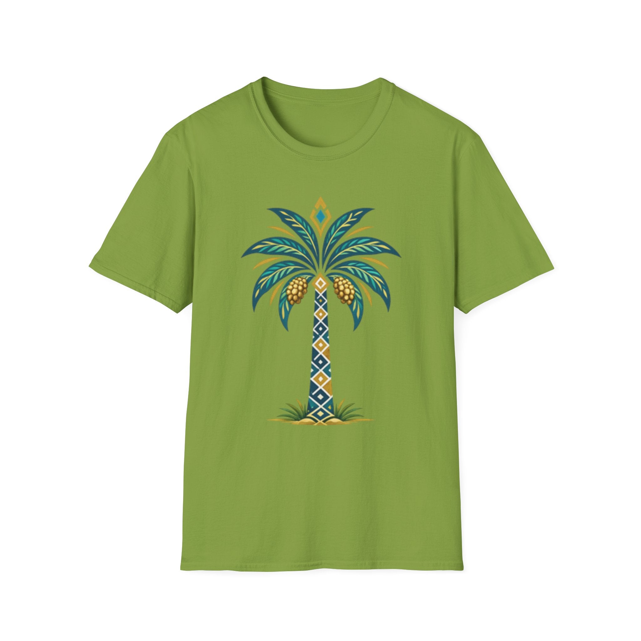 Tropical Patterned Palm Tree Tee