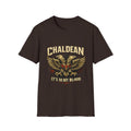 Chaldean Heritage T‑Shirt — "Chaldean It's In My Blood" Patriotic Eagle Tee