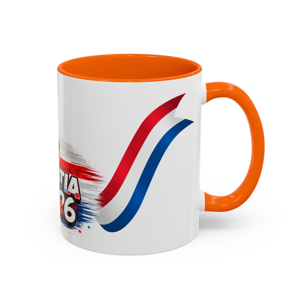 Croatia 2026 Soccer Mug – Croatia Flag Football Fan Coffee Cup (11/15oz)