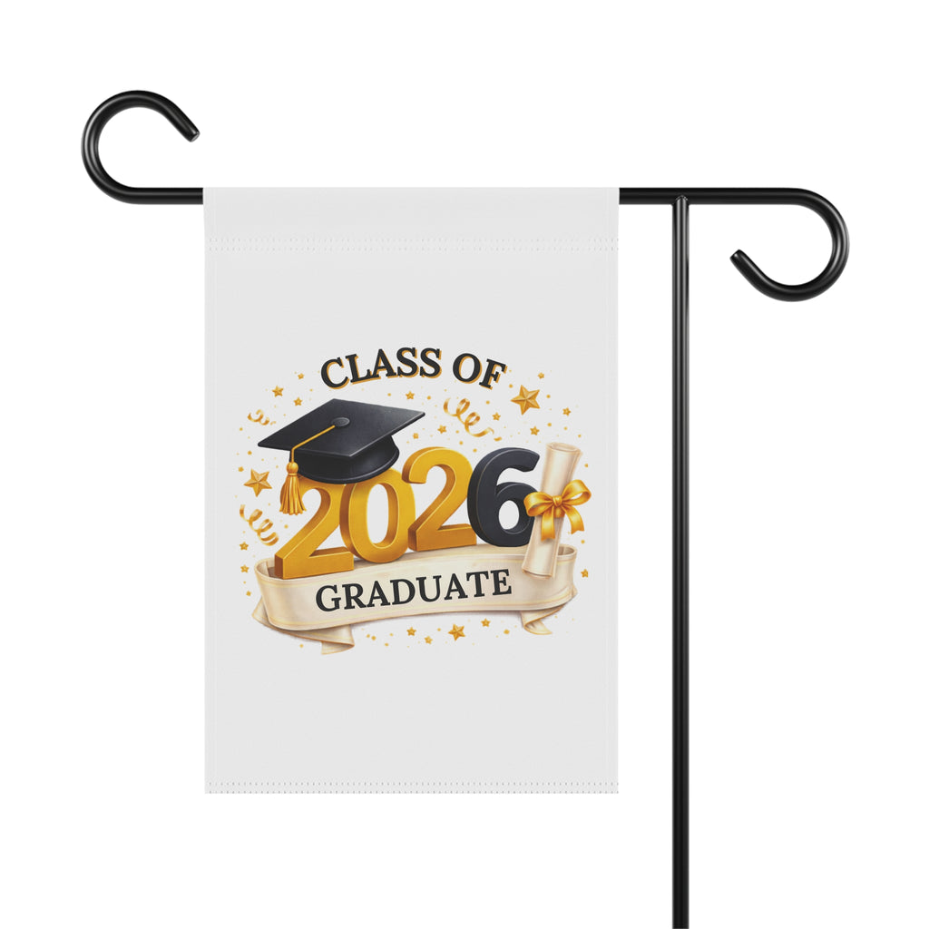 Class of 2026 Graduate Garden Flag