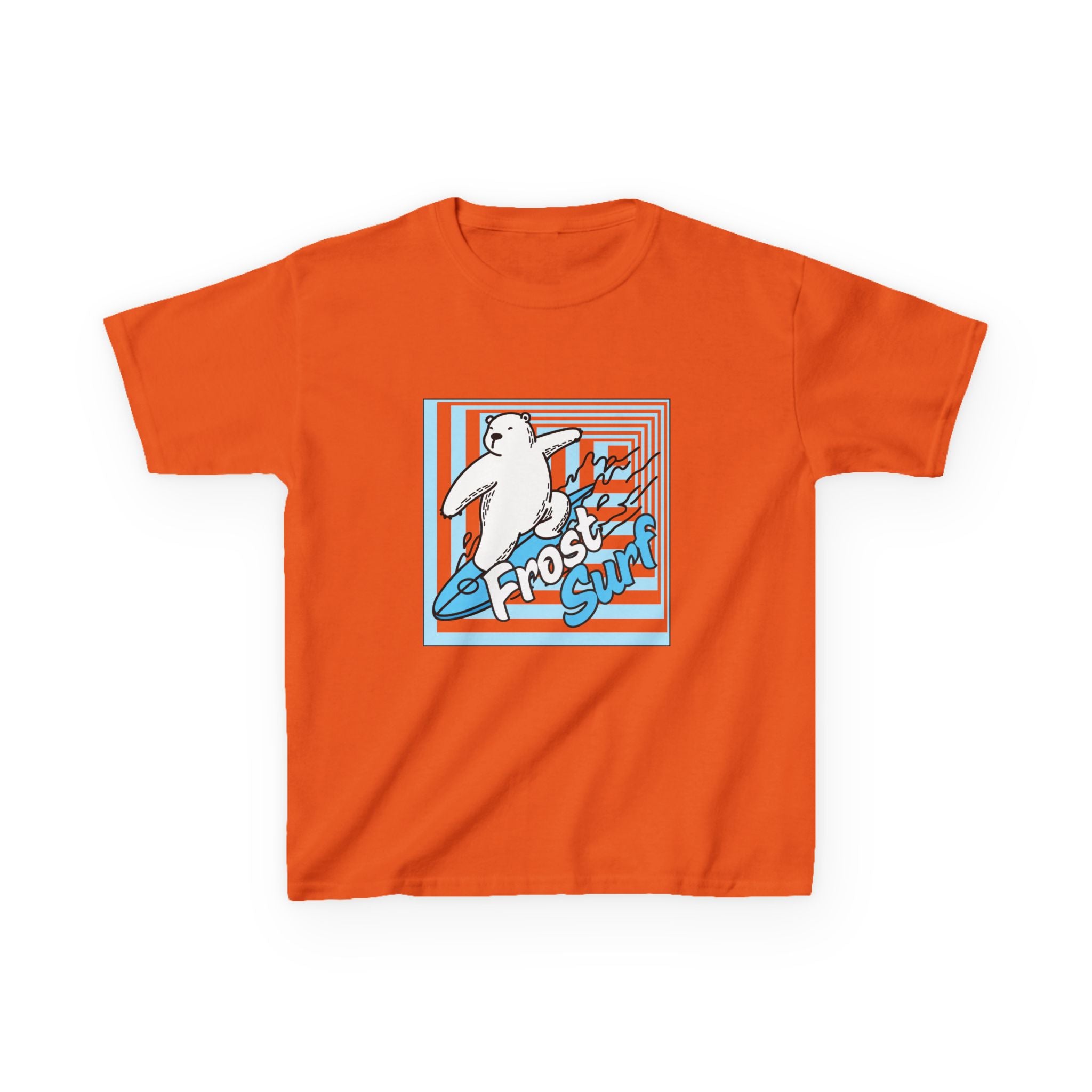 Kids Tee — 'Frost Surf' Polar Bear Surfing Graphic