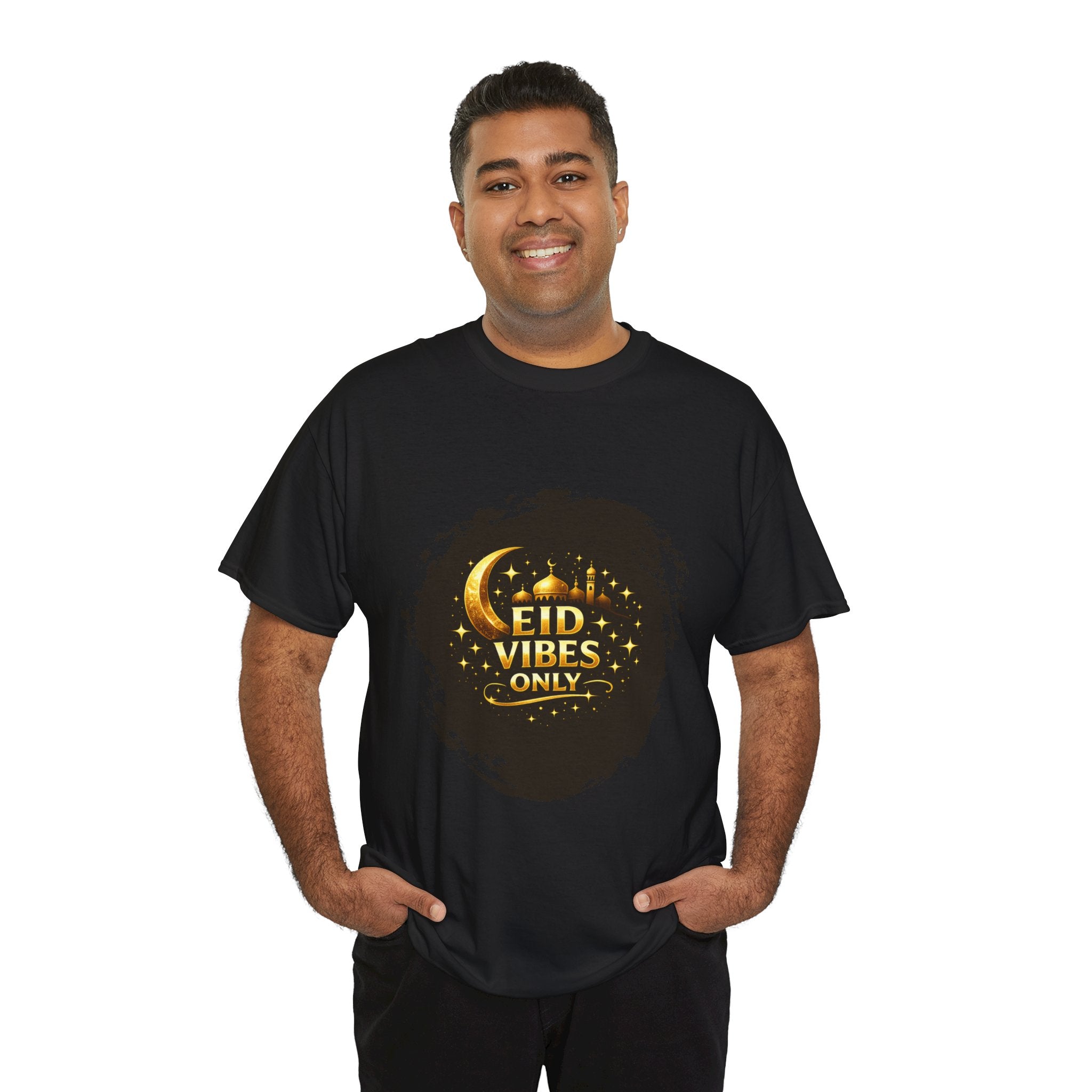 Eid Vibes Tee — Crescent Moon Ramadan Celebration Shirt