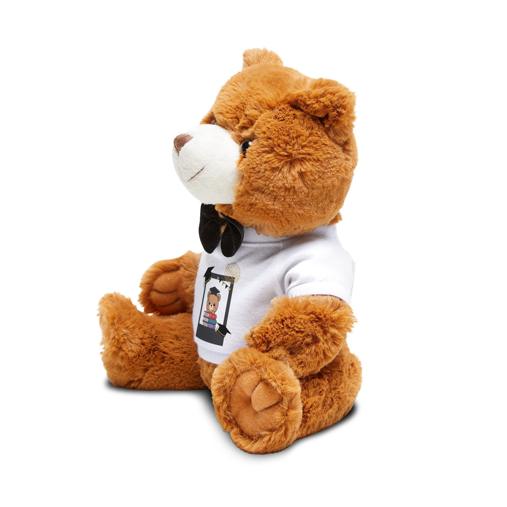 Graduation Teddy Bear with Custom T‑Shirt — Cute Plush Gift for Grad