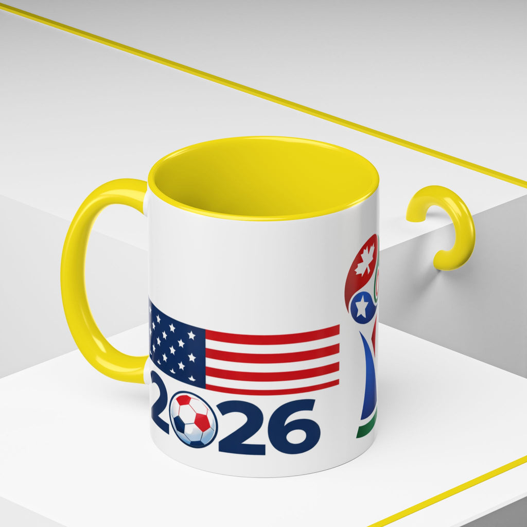 2026 cup USA+Canada Soccer Coffee Mug — 11/15oz Accent