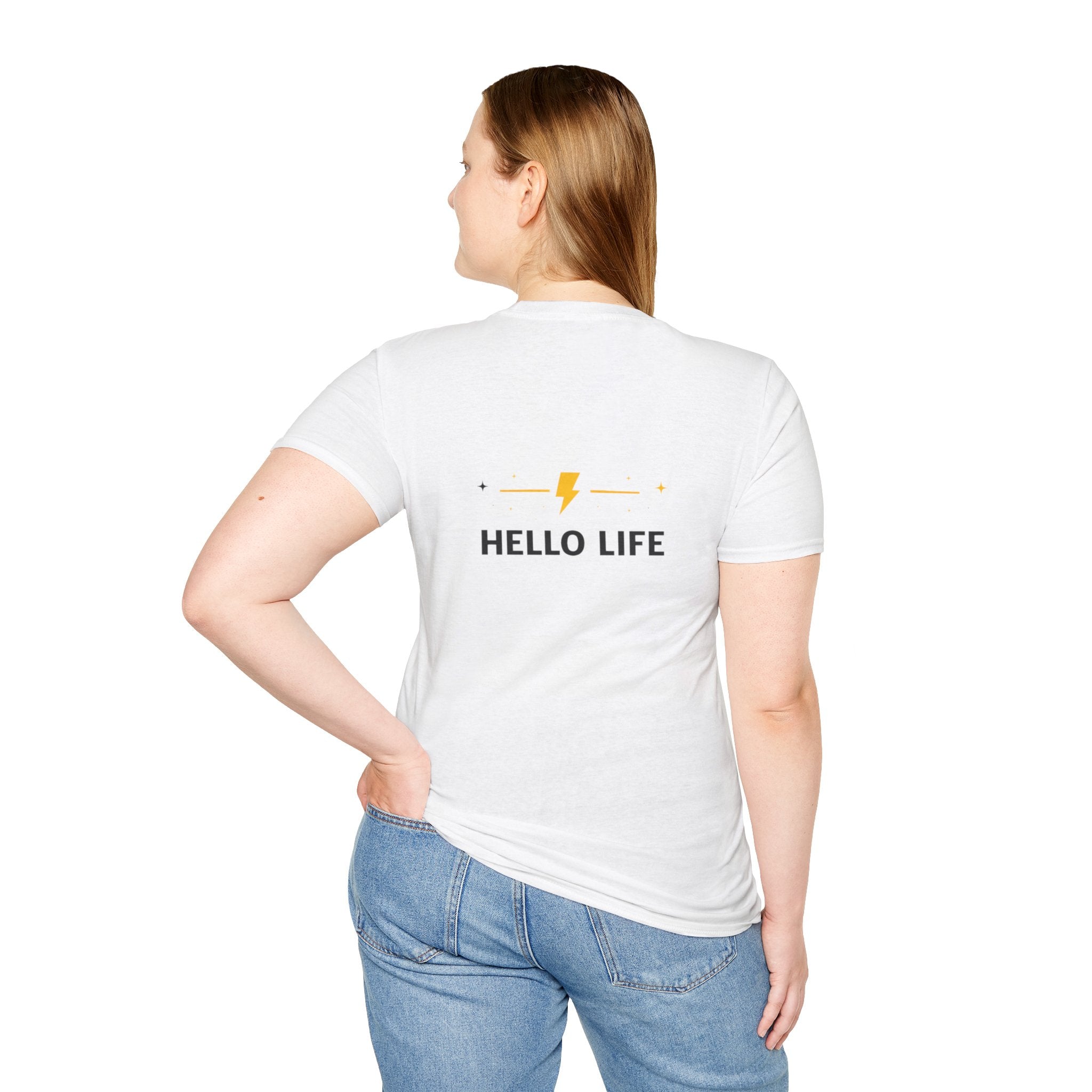 Graduation T-Shirt — "Moving On: Goodbye School, Hello Life" Celebration Tee