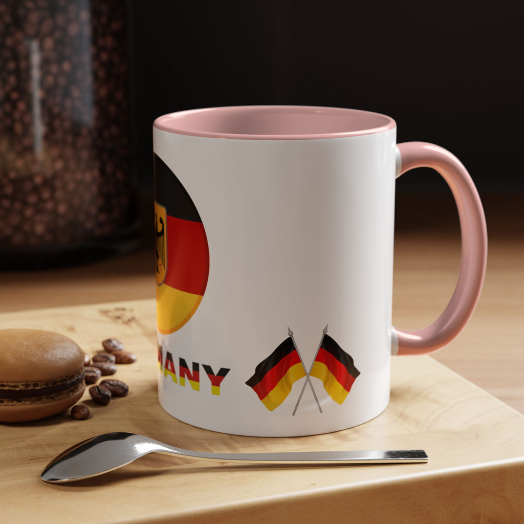 Germany Flag Coffee Mug — German Pride Accent Mug (11/15oz)