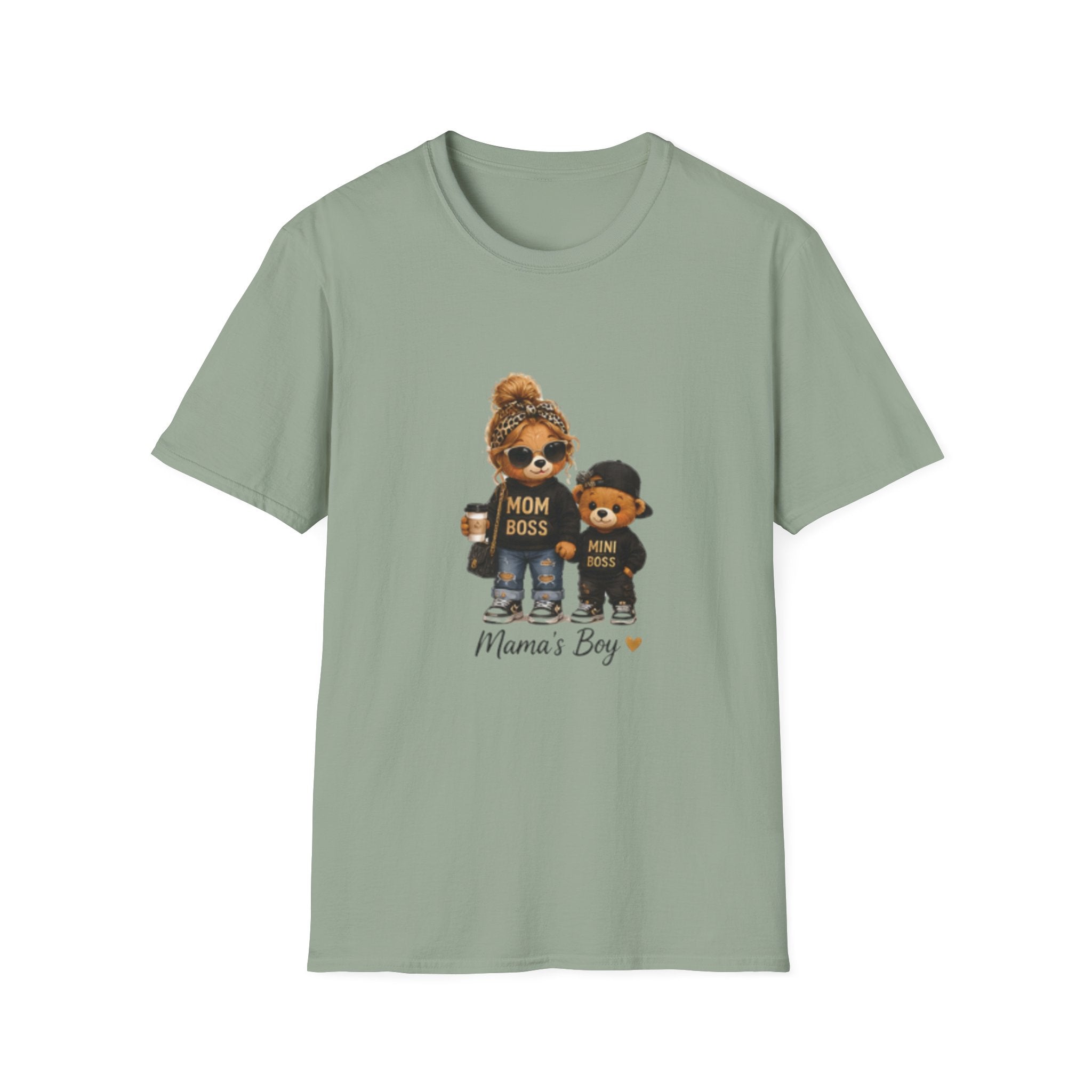 Mama’s Boy Graphic T-Shirt — Cute Mom and Son Matching Tee