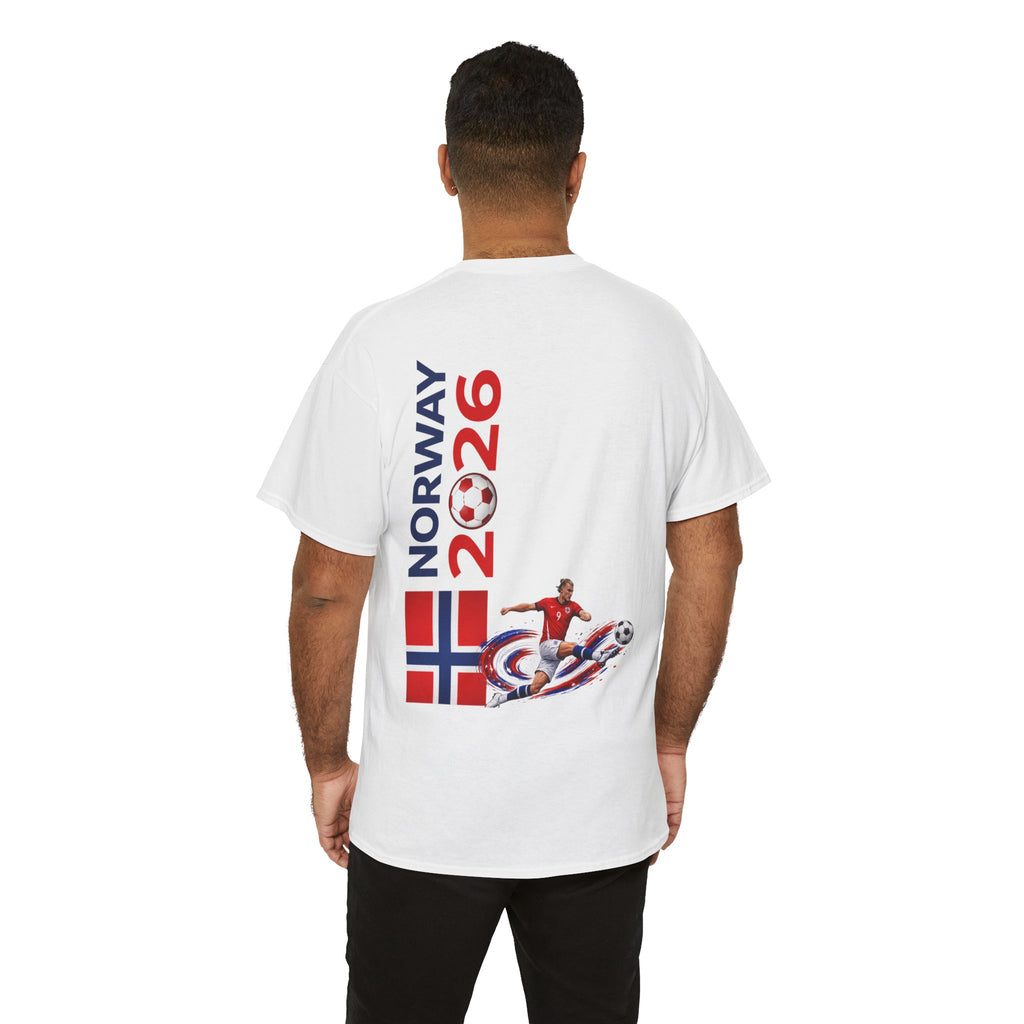 Norway Flag Soccer Tee – Norway 2026 Football Fan T-Shirt