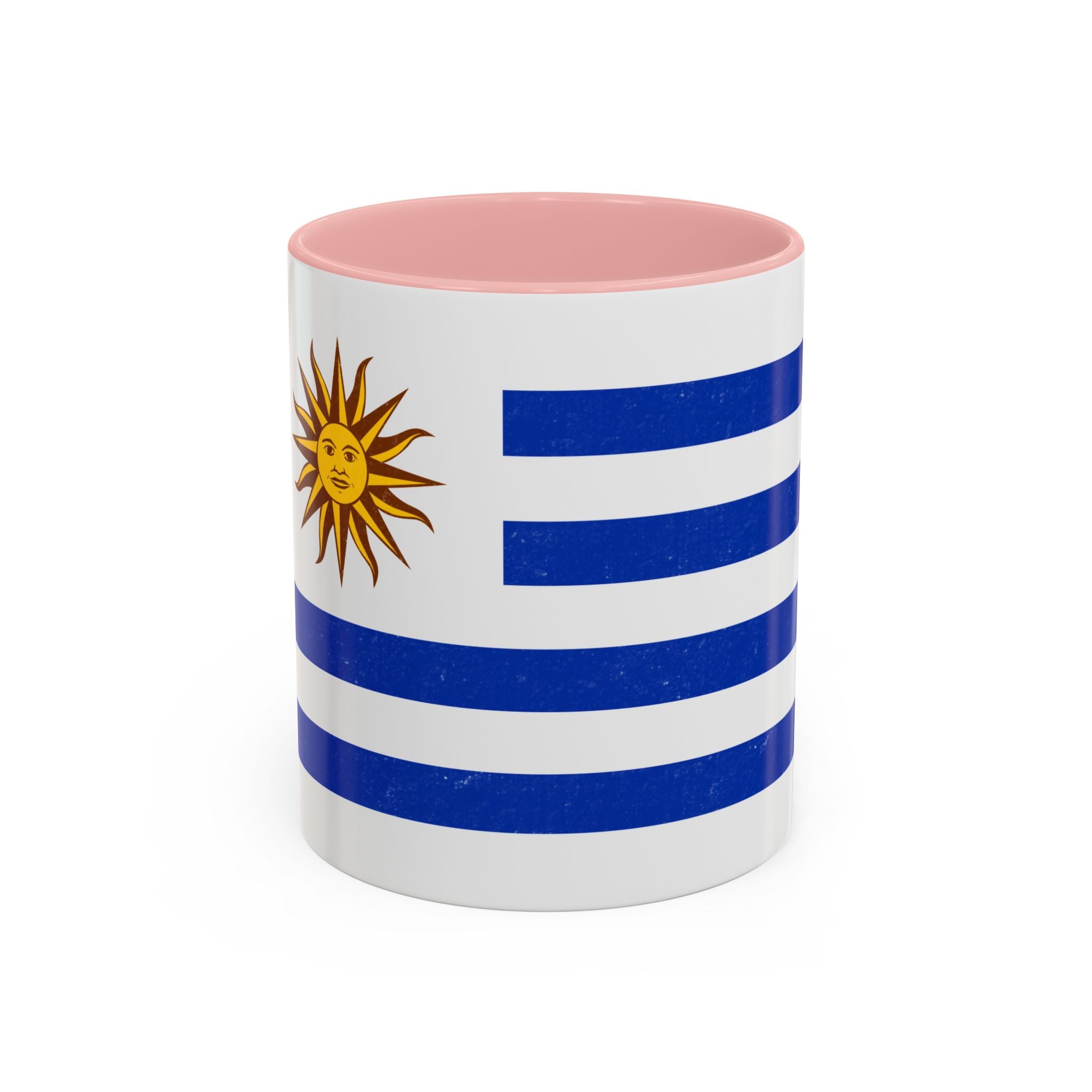Uruguay Flag Accent Coffee Mug – Blue Stripes with Sun of May, 11oz & 15oz