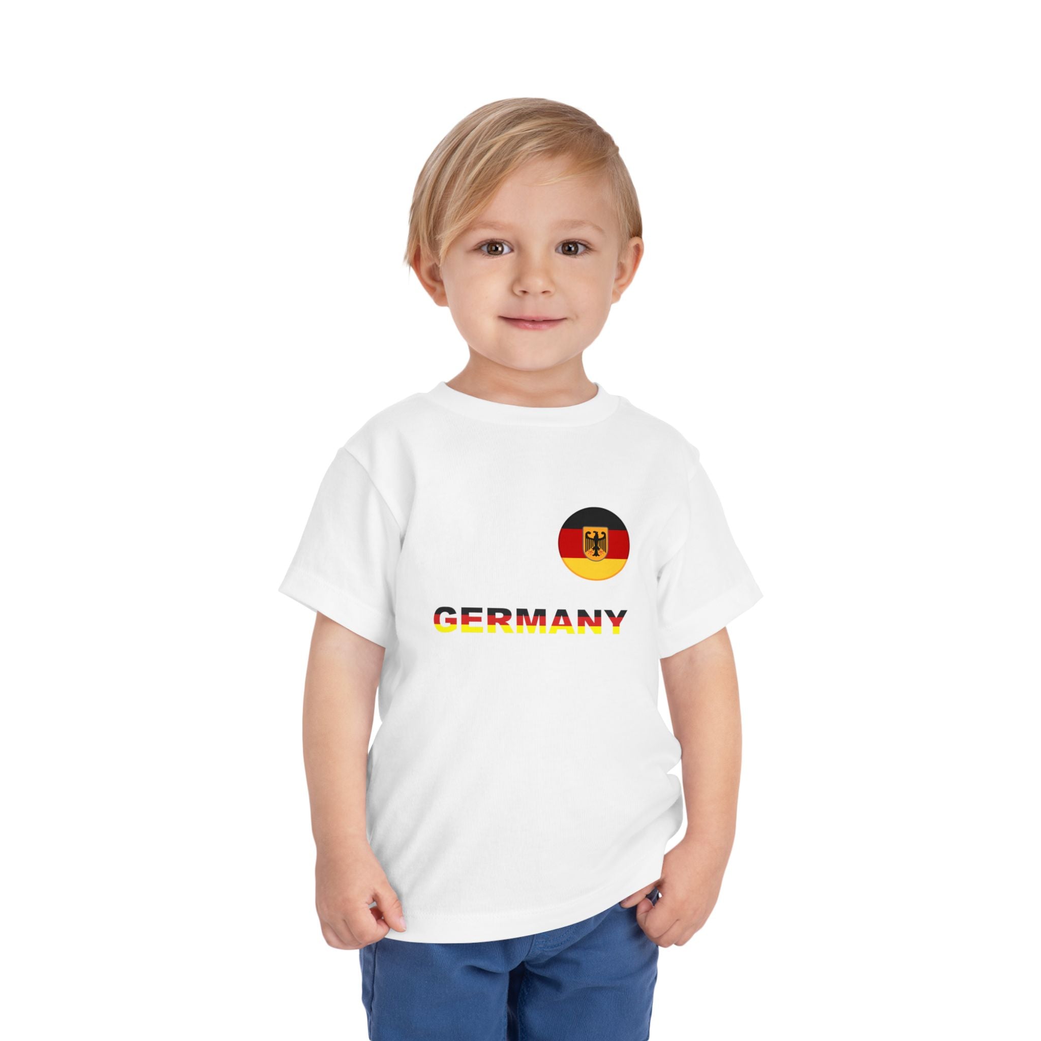 Germany Toddler Tee — German Flag Brushstroke Kids Shirt