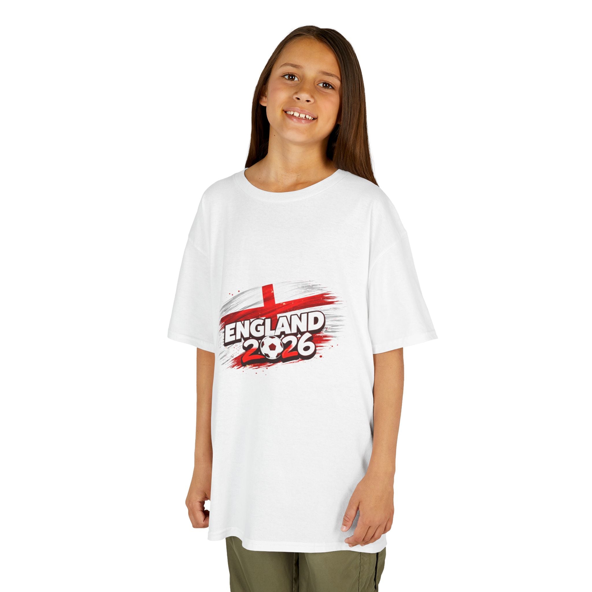 England 2026 Kids T‑Shirt — St. George's Flag Football Fan Tee