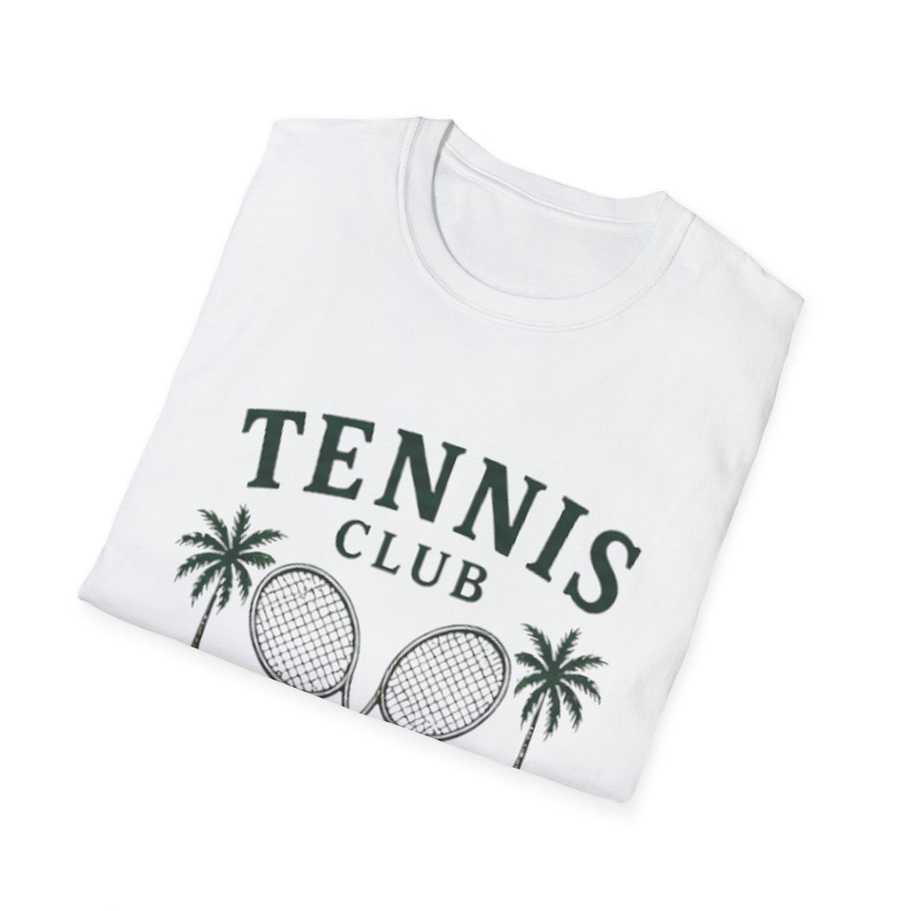 Tennis Club Vintage Graphic unisex T-Shirt — Game Set Sun Palm Court Tee
