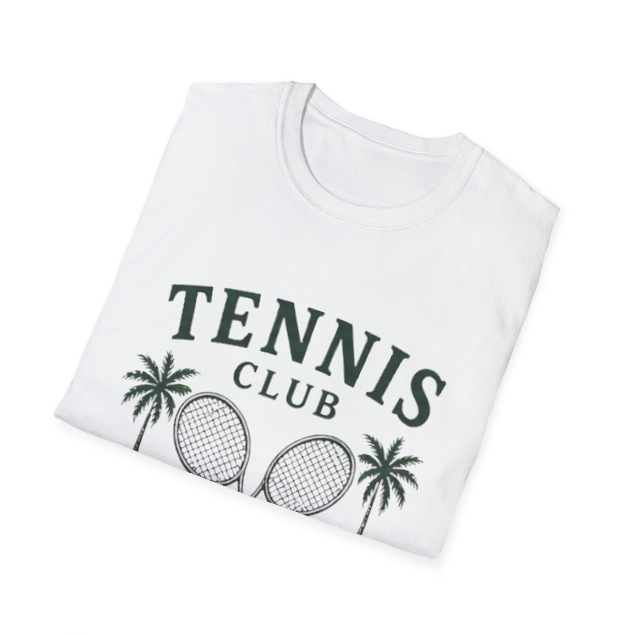 Tennis Club Vintage Graphic unisex T-Shirt — Game Set Sun Palm Court Tee