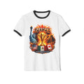 2026 North America Cup Ringer T-Shirt — USA Canada Mexico Trophy Design