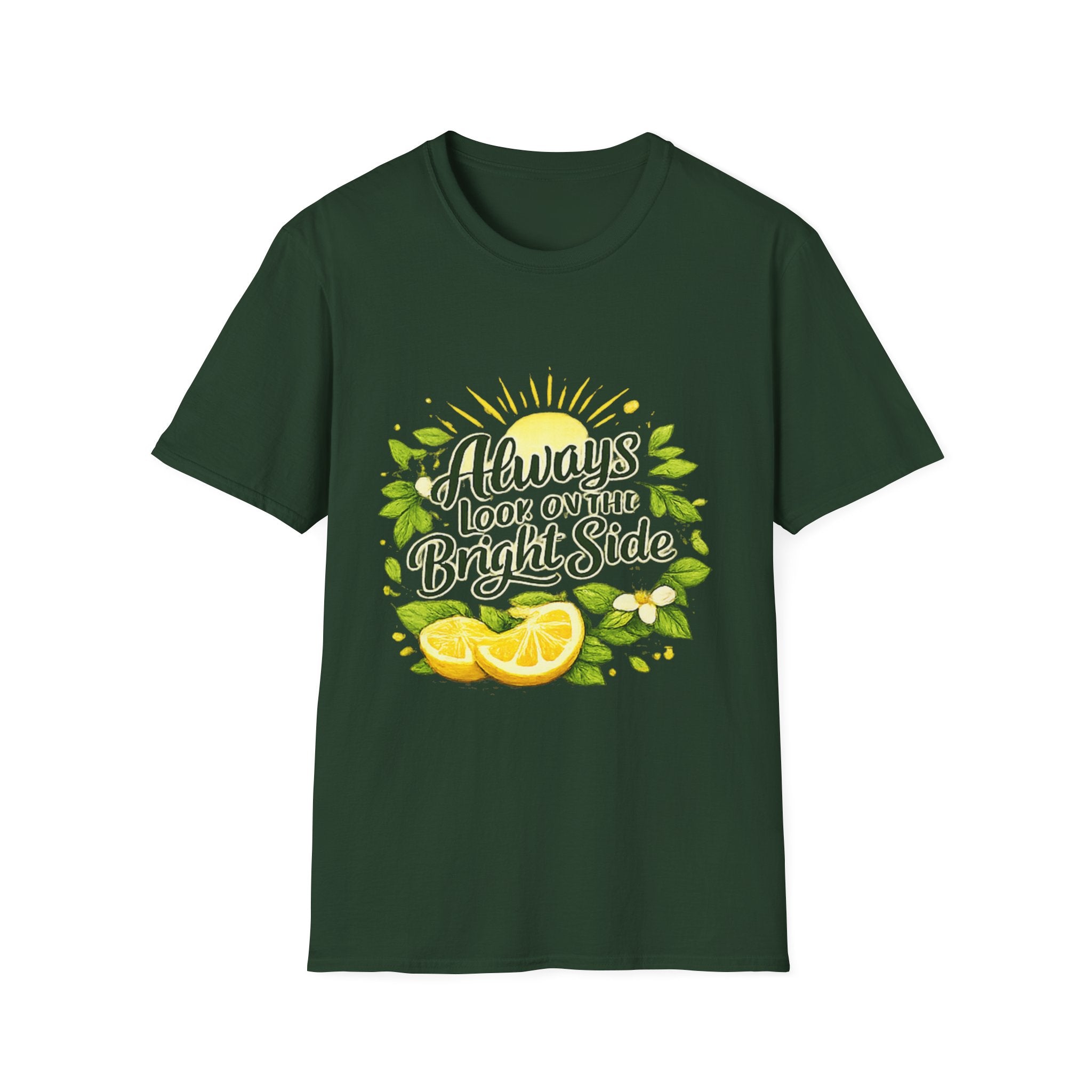 T-Shirt — "Always Look on the Bright Side" Lemon Sunshine Graphic
