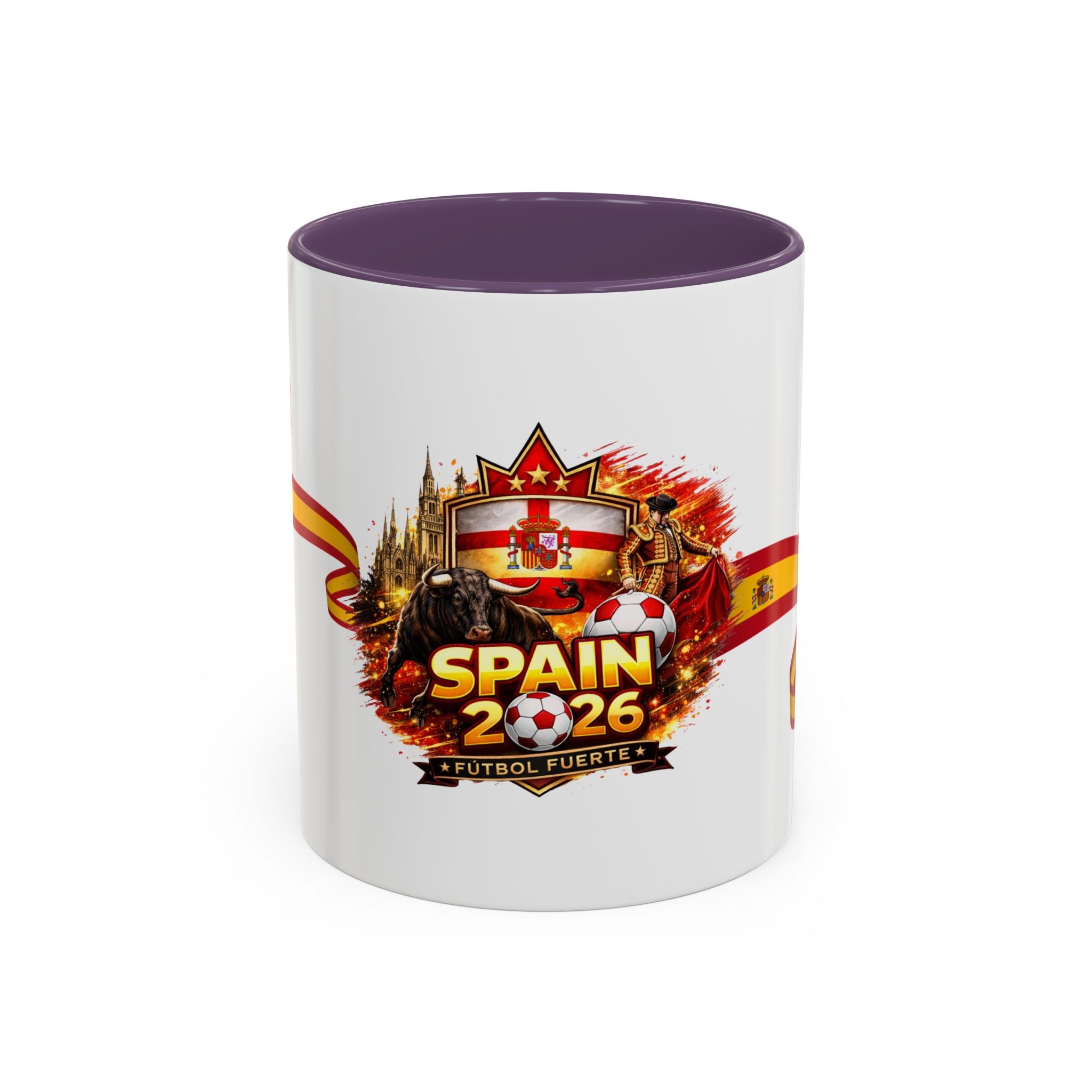 Spain 2026 Soccer Mug – Spain Futbol Fuerte Accent Coffee Cup (11/15oz)