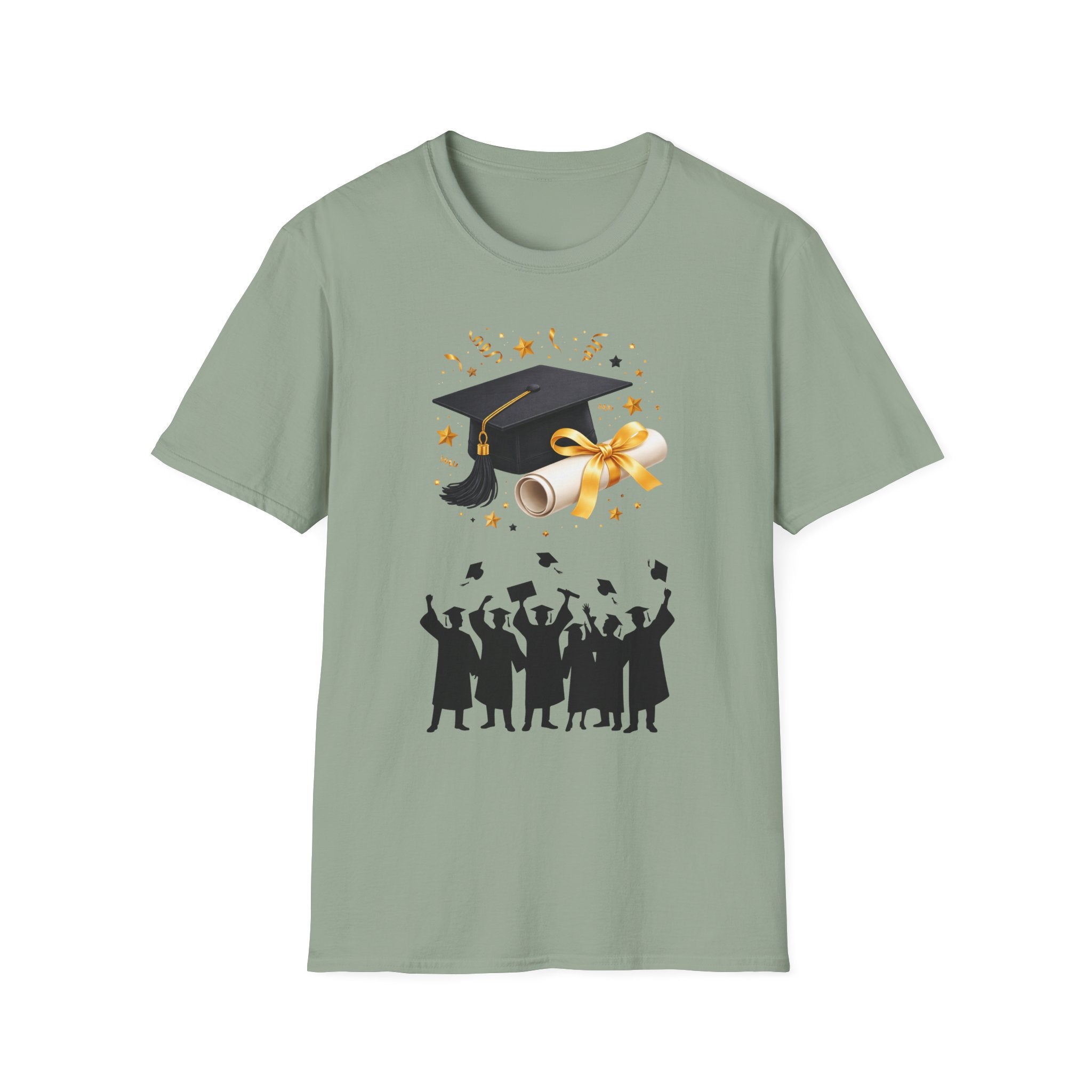 Graduation Cap & Diploma T-Shirt — Class of Celebration Tee