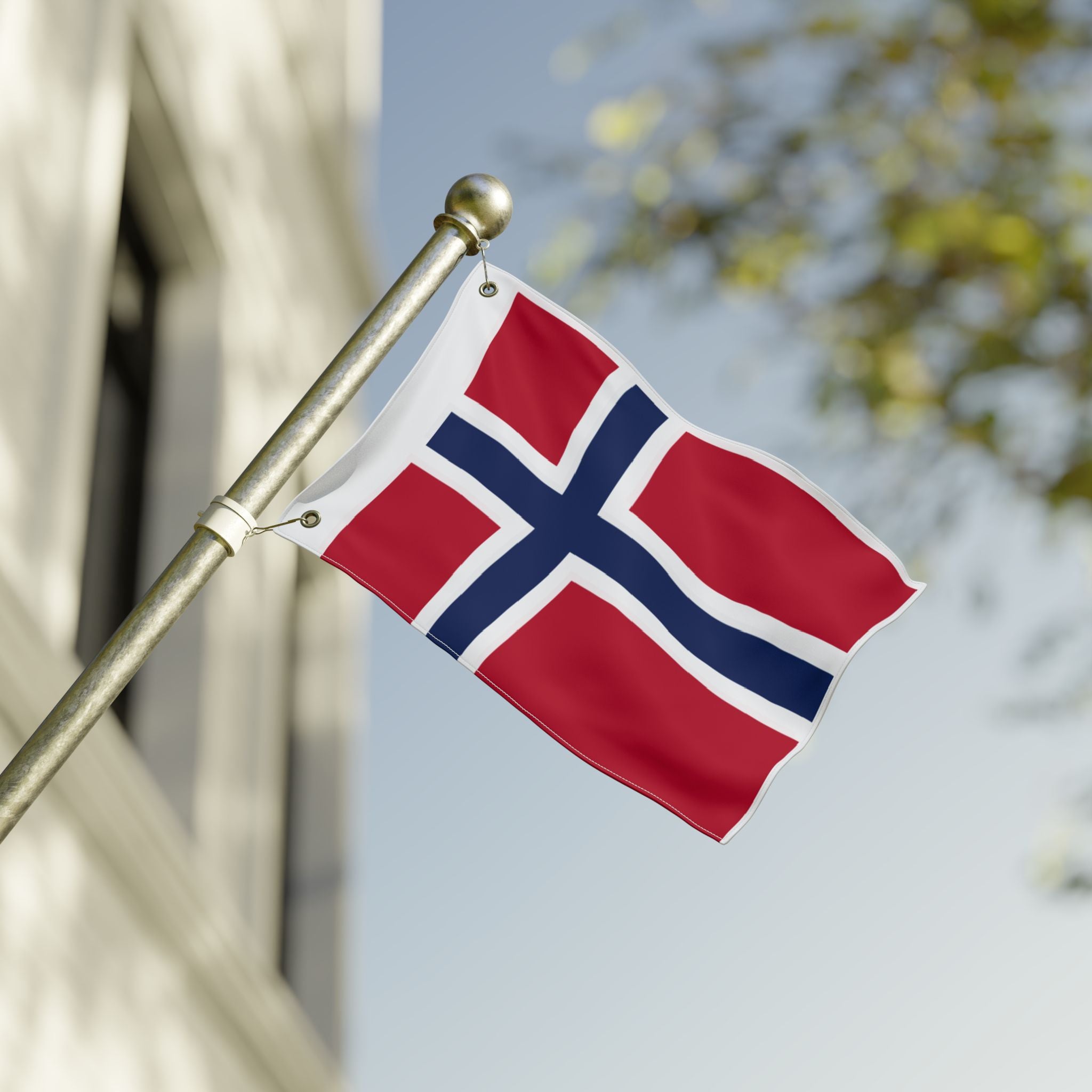 Norway Double-Sided Flag - Outdoor Garden & Nautical Display