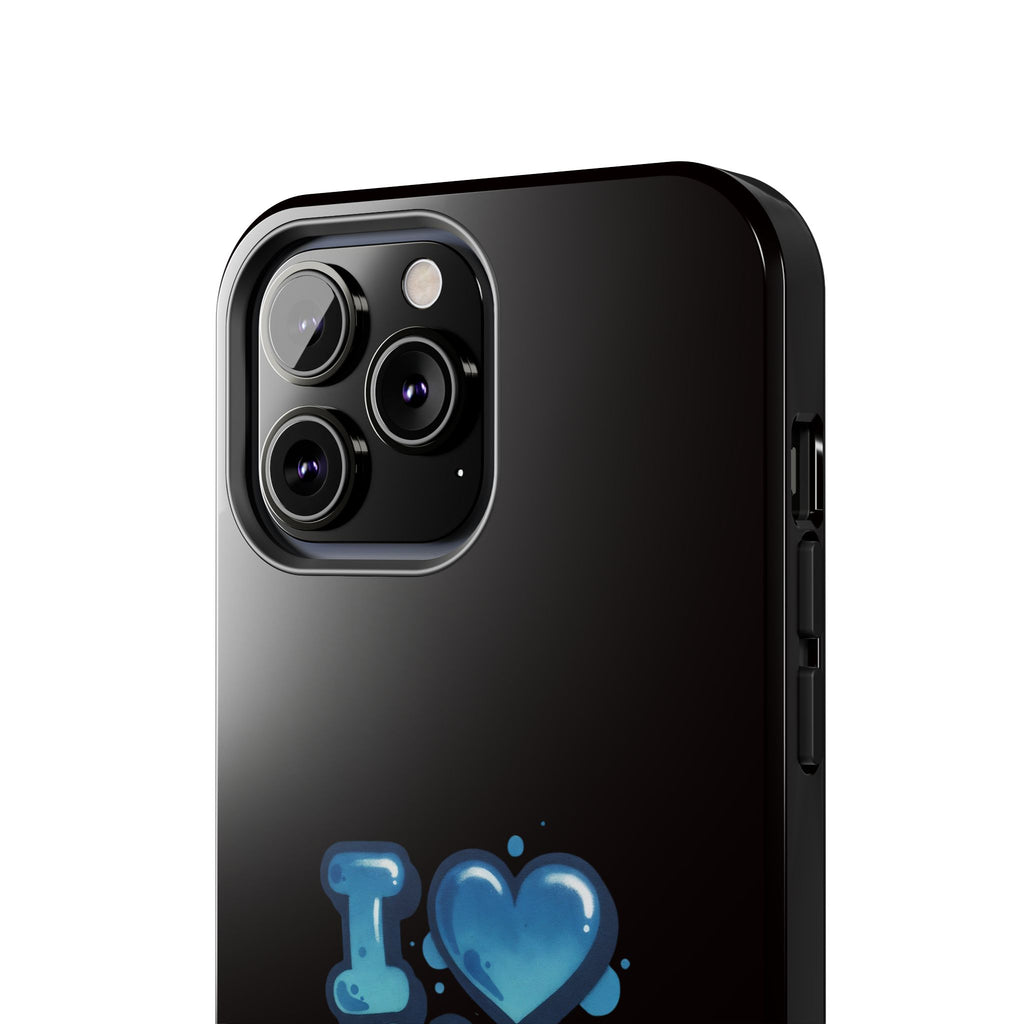 I Love My GF Phone Case — Protective Glossy "I  My GF" Design