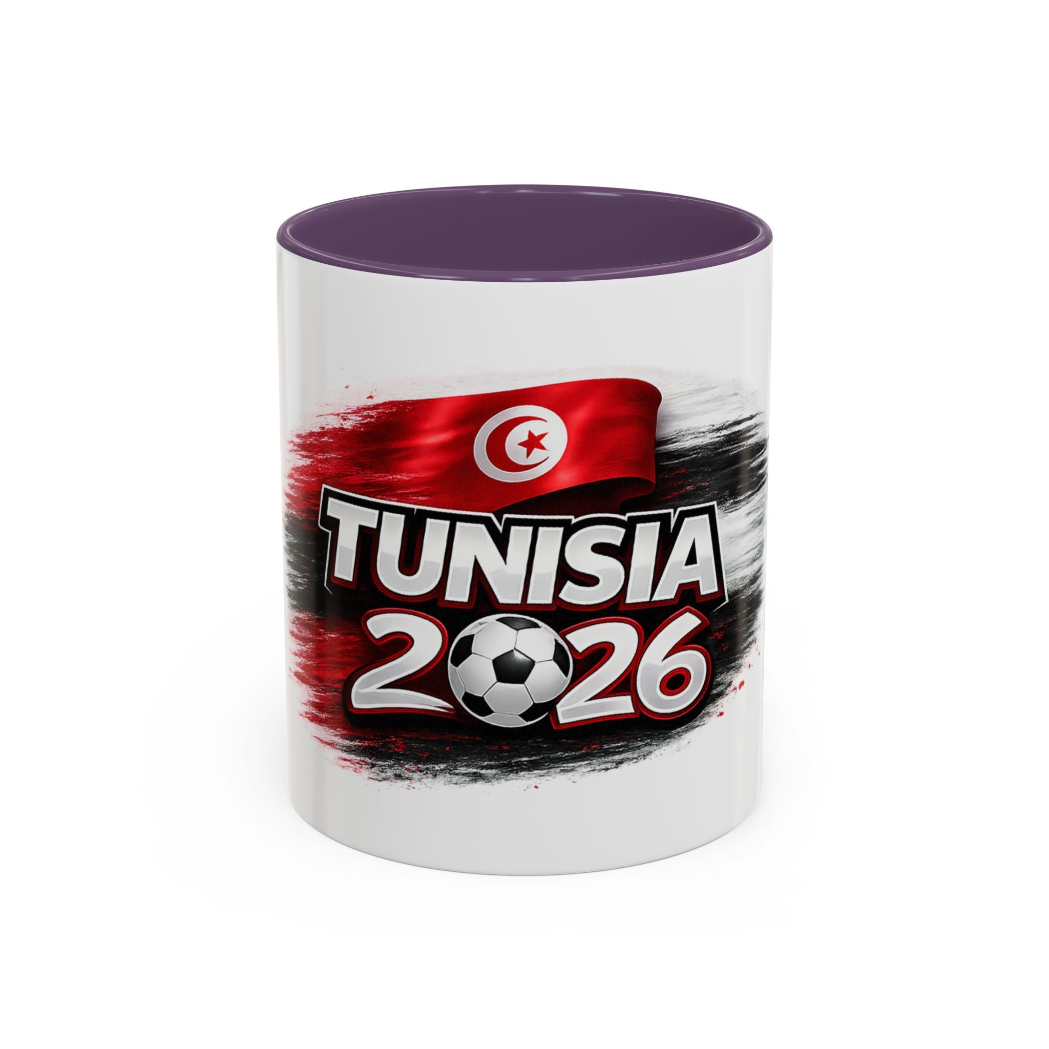 Tunisia 2026 Soccer Fan Coffee Mug — Tunisian Flag Accent (11/15oz)