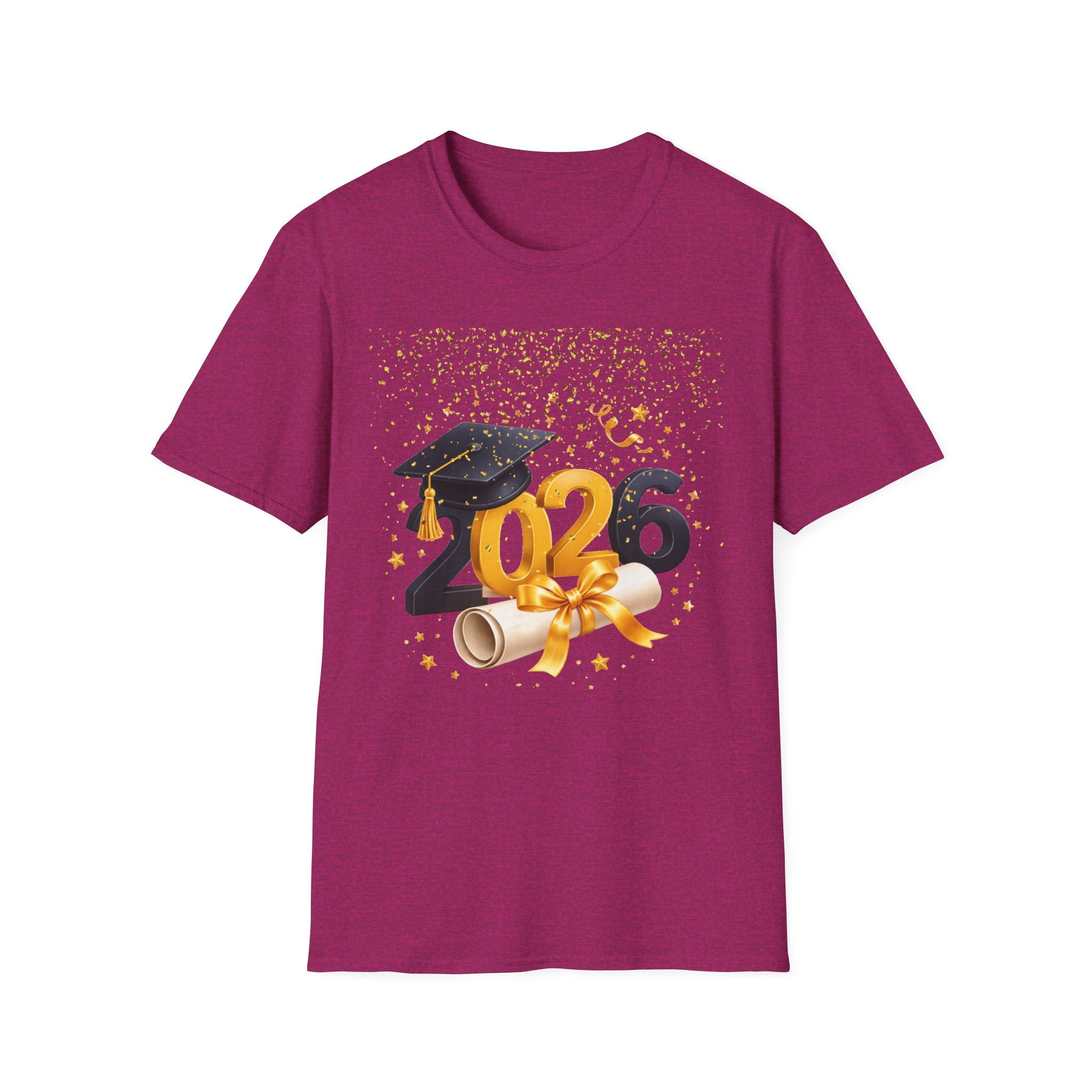 2026 Graduation T-Shirt – Class of 2026 Cap & Diploma Celebration Tee