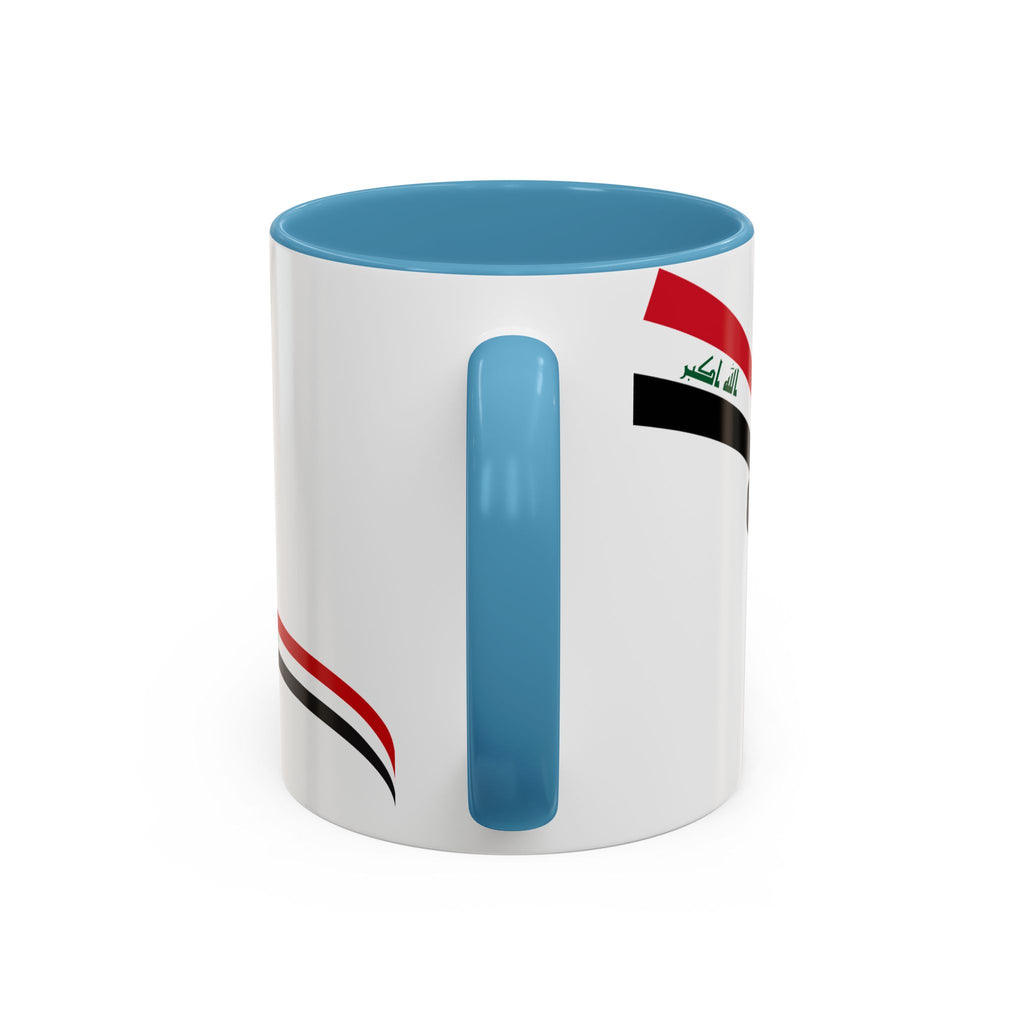 Iraq 2026 Football Cup Accent Coffee Mug – National Team Soccer Fan Gift