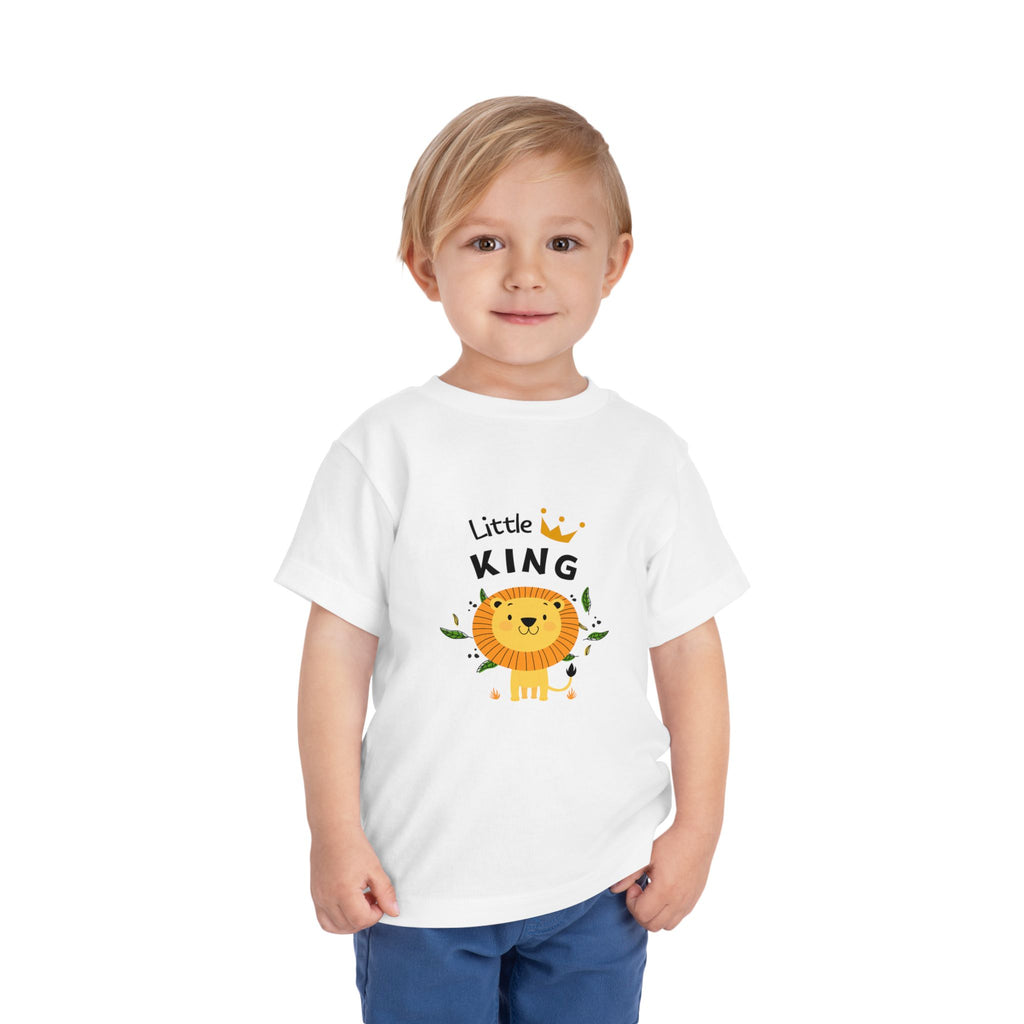 Toddler Tee — "Little King" Lion Graphic